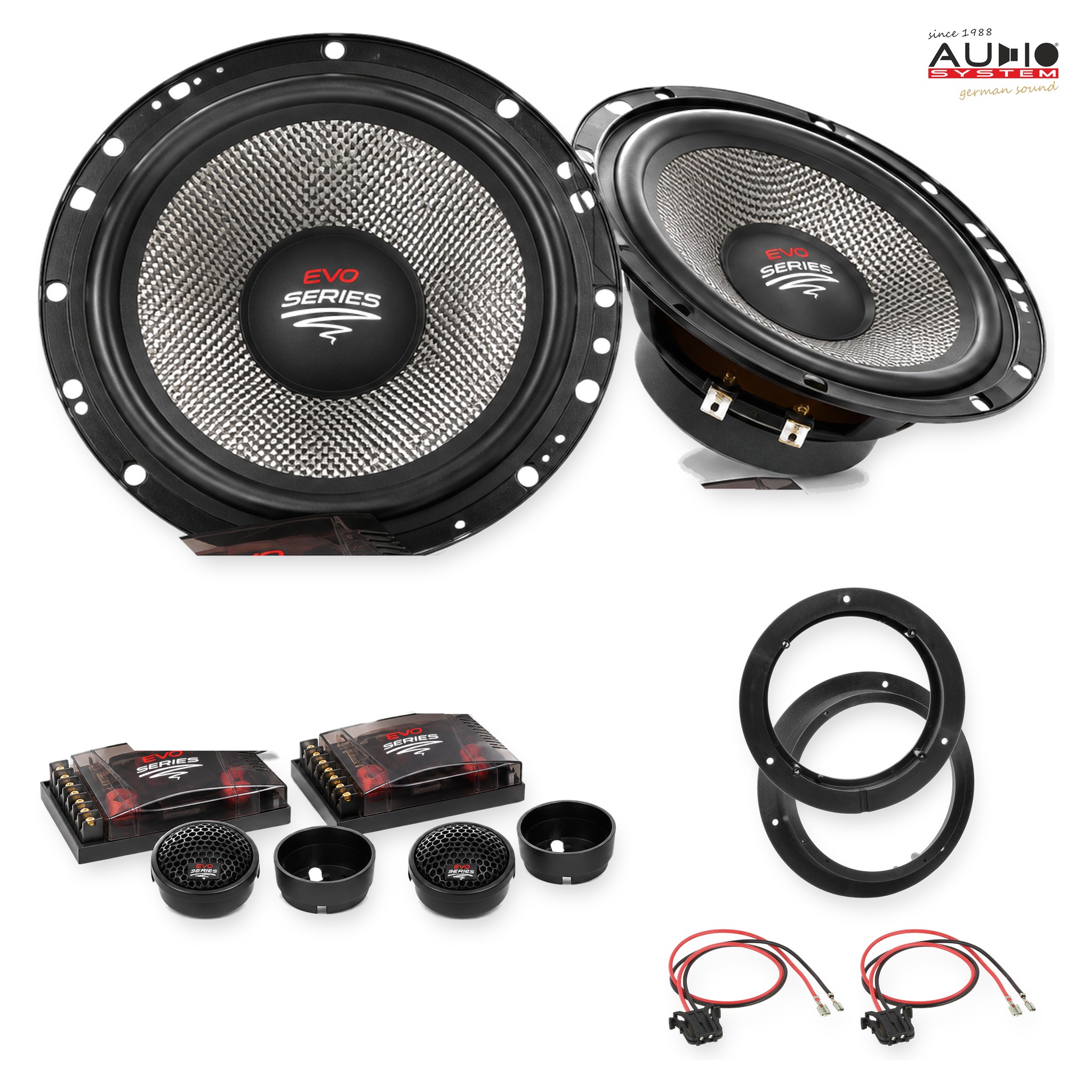 Pachet difuzoare dedicate Mercedes A-Klasse (W169) 2004-2012 - Audio System RADION EVO 2 165 mm