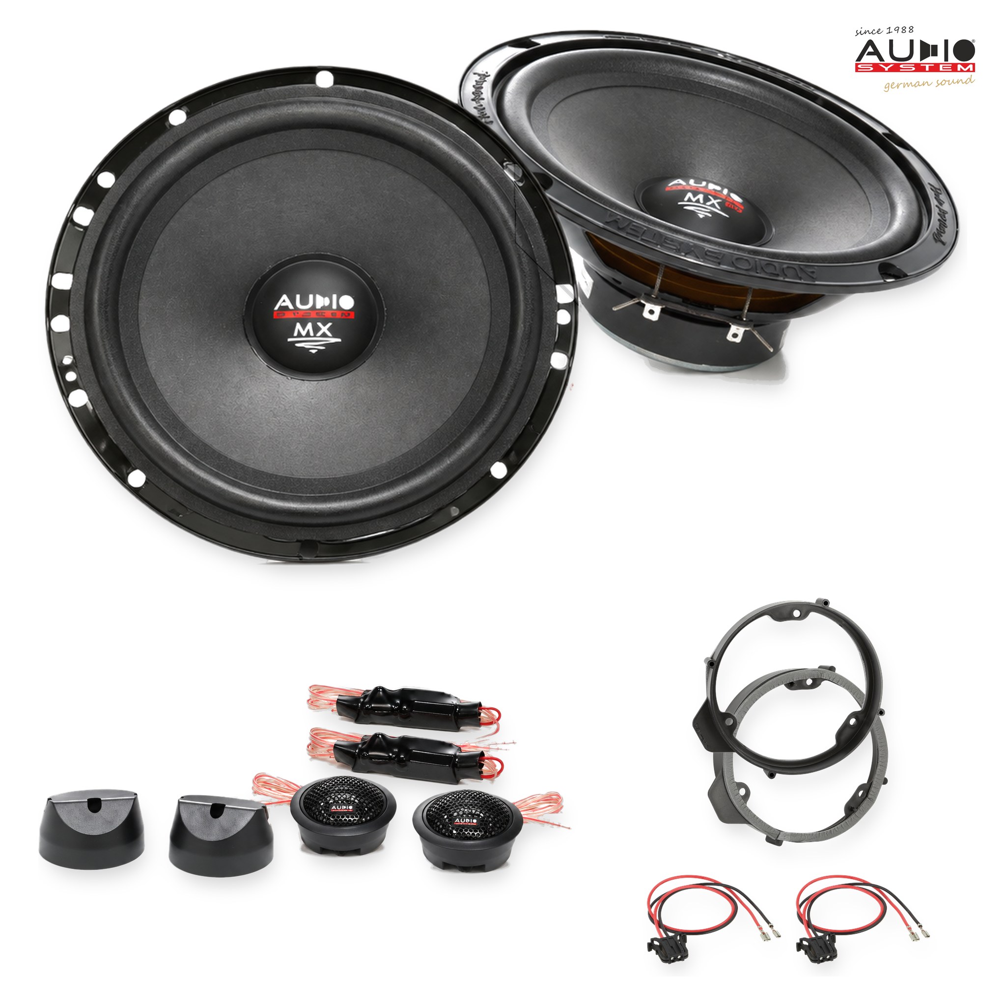 Pachet difuzoare dedicate Mercedes A-Klasse (W176) 2012-2018 - Audio System MX EVO 165 mm