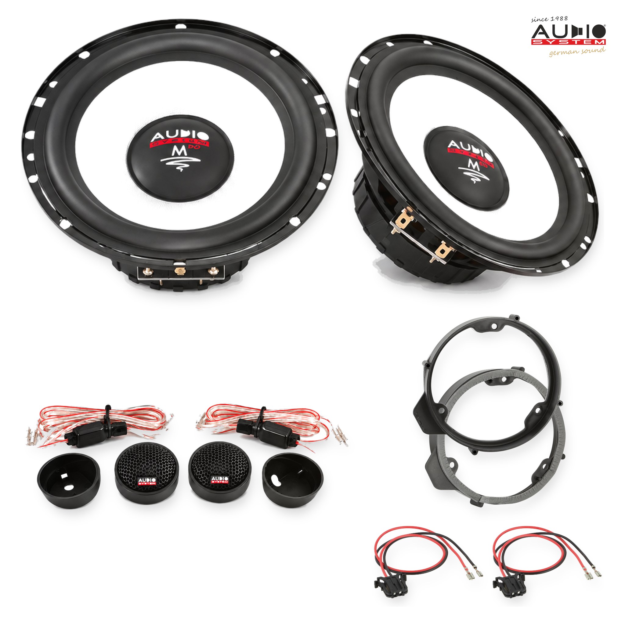 Pachet difuzoare dedicate Mercedes A-Klasse (W177) 2018-2021 - Audio System M EVO 2 165 mm