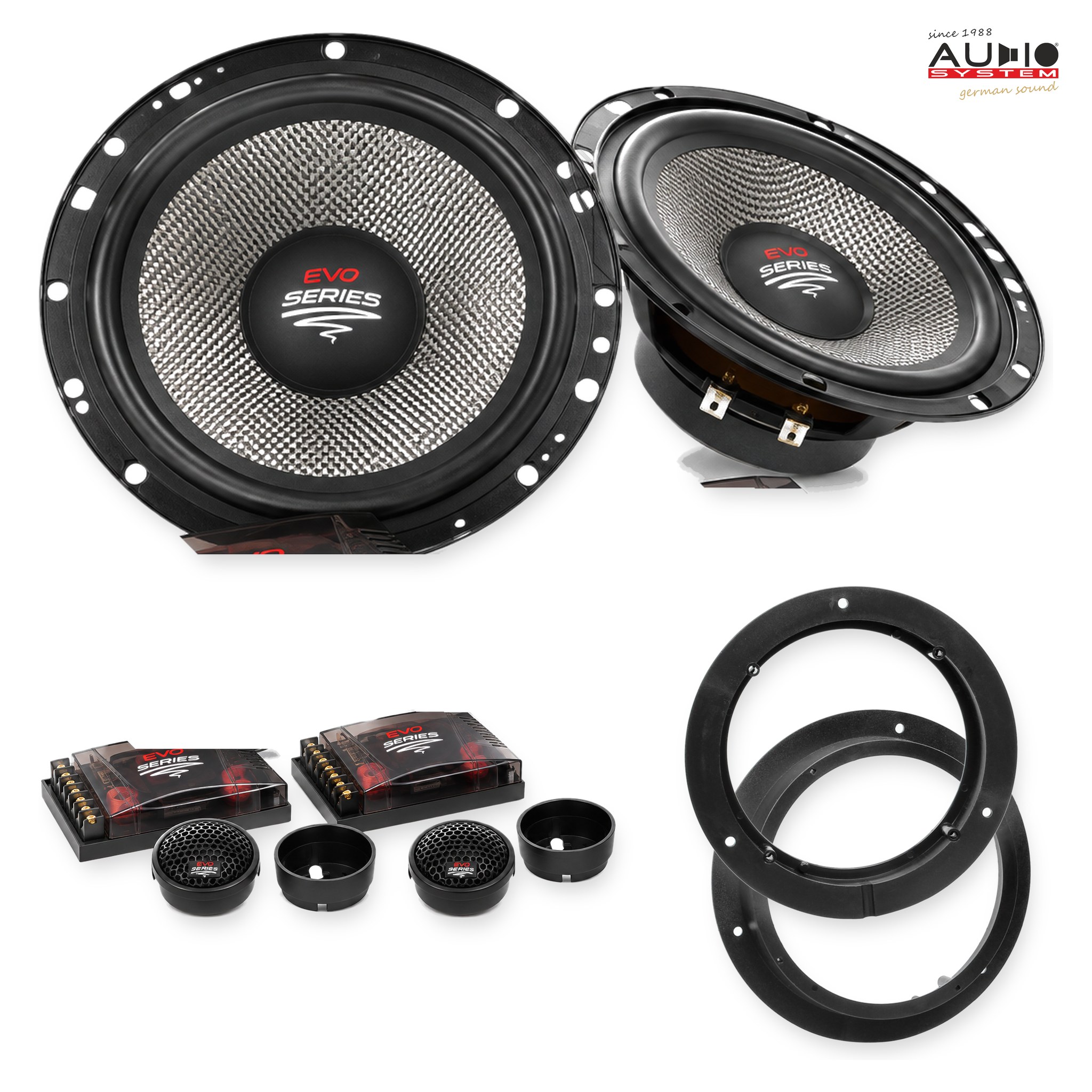 Pachet difuzoare dedicate Mercedes B-Klasse (T245) 2005-2011 - Audio System RADION EVO 2 165 mm