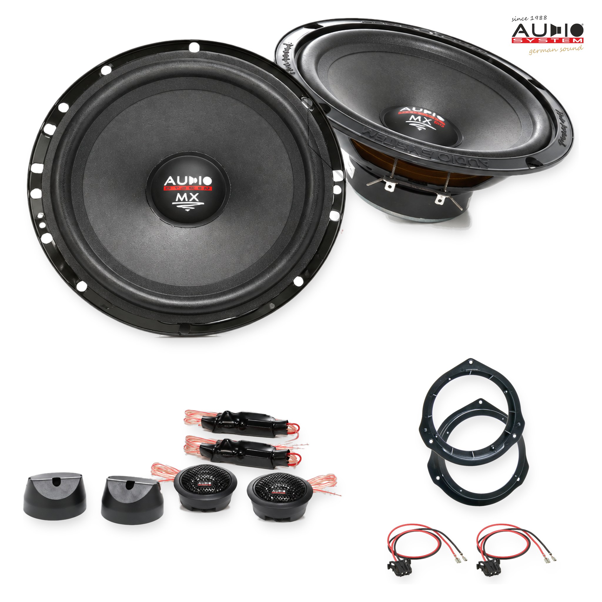 Pachet difuzoare dedicate Mercedes C-Klasse (C204) Coupé 2011-2014 - Audio System MX EVO 165 mm