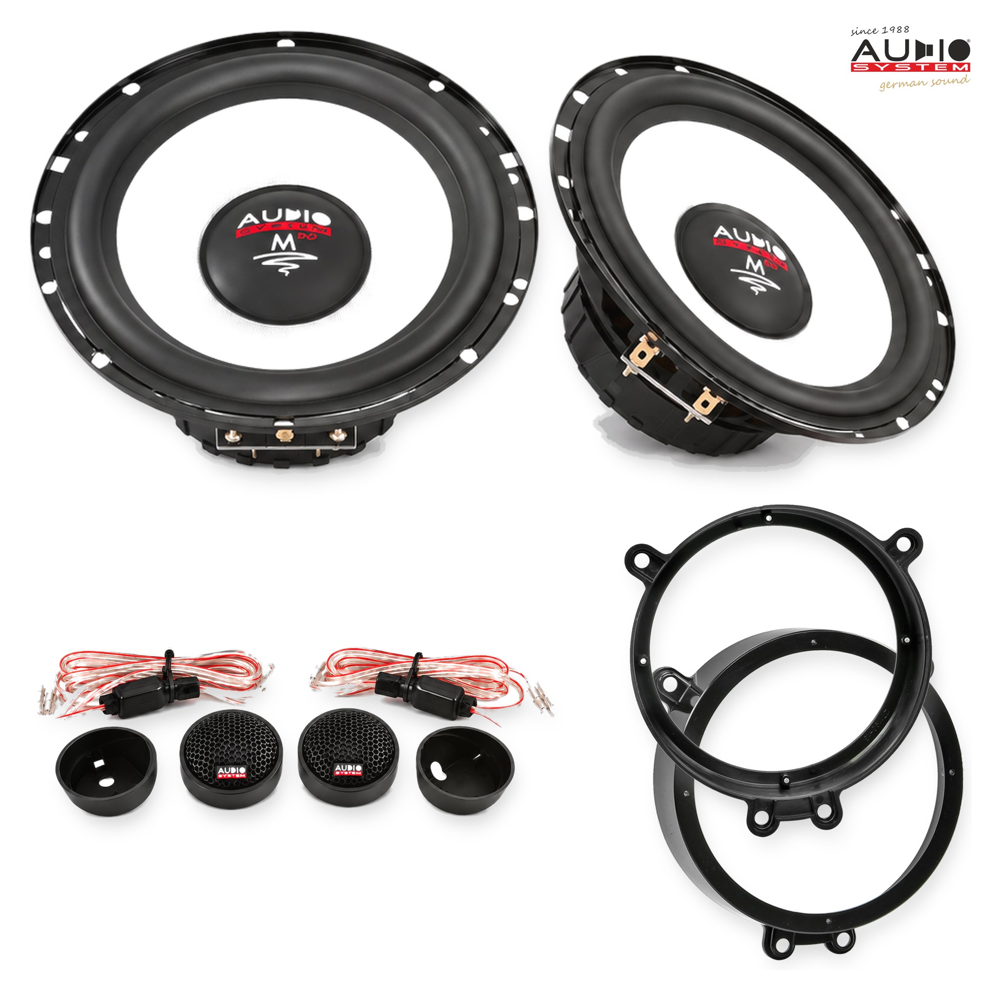 Pachet difuzoare dedicate Mercedes CLC-Klasse (CL203) Sportcoupé 2003-2011 - Audio System M EVO 2 165 mm