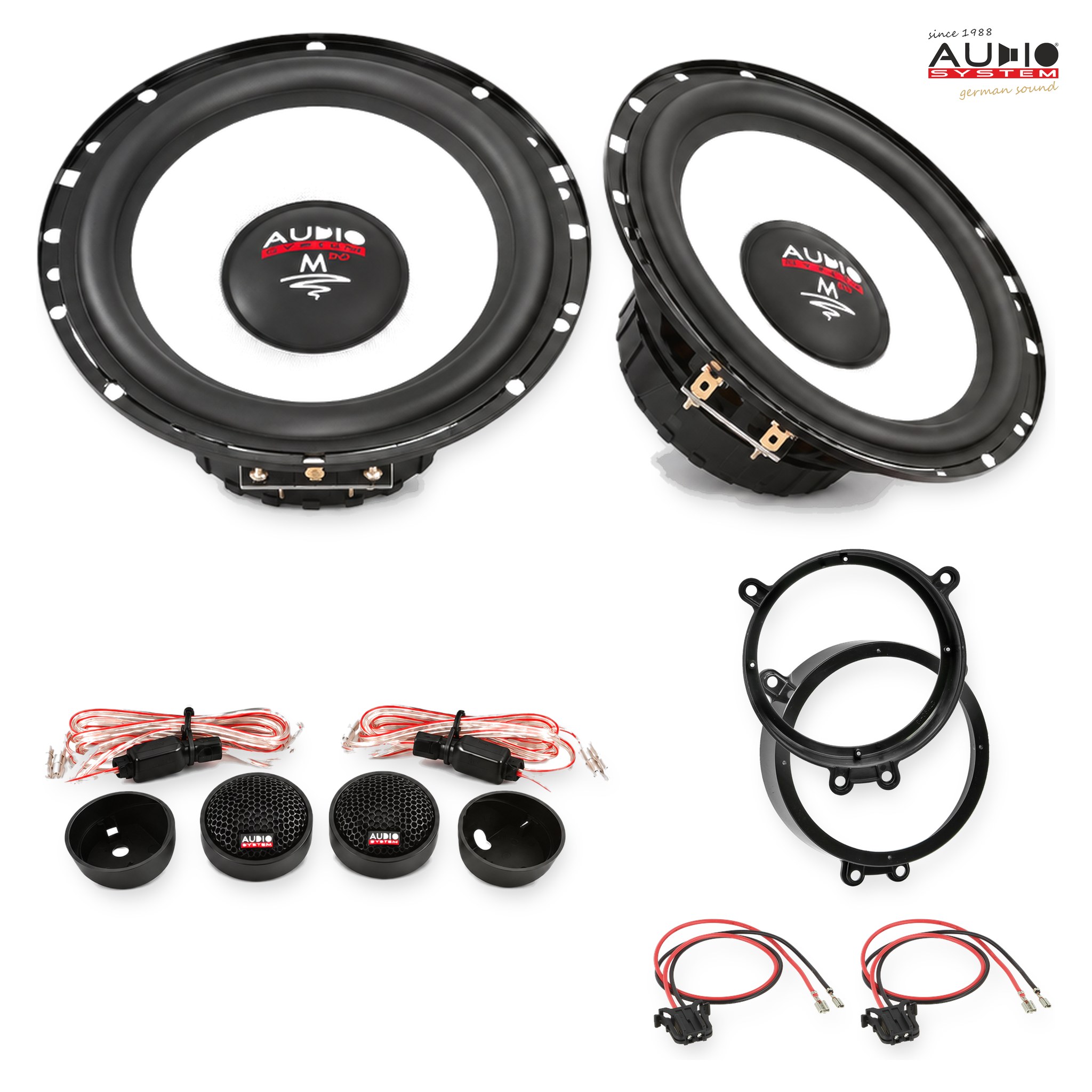 Pachet difuzoare dedicate Mercedes CLK (A209) Cabrio 2003-2010 - Audio System M EVO 2 165 mm