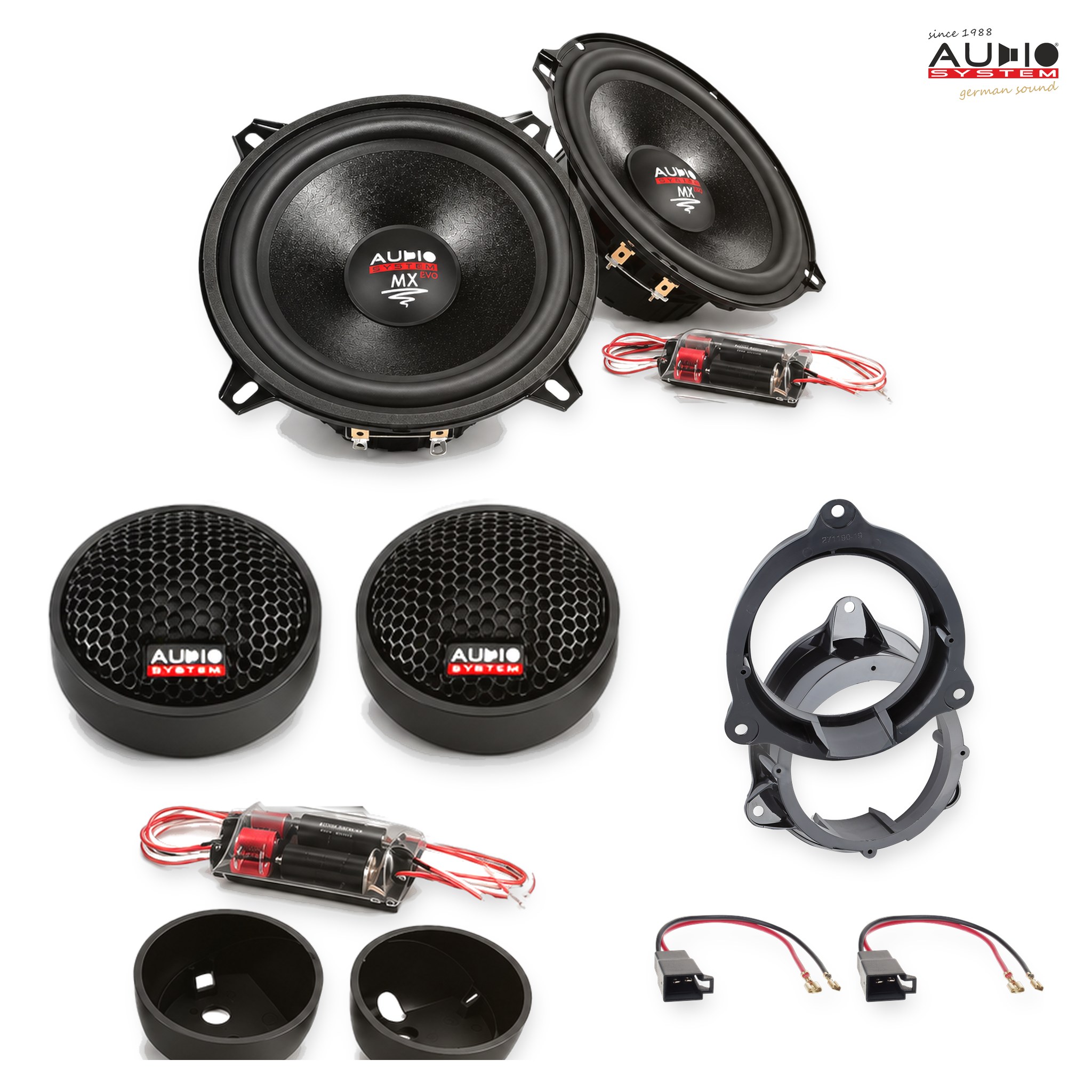 Pachet difuzoare dedicate Mercedes Citan (W415) 2012-2014 - Audio System MX EVO 130 mm
