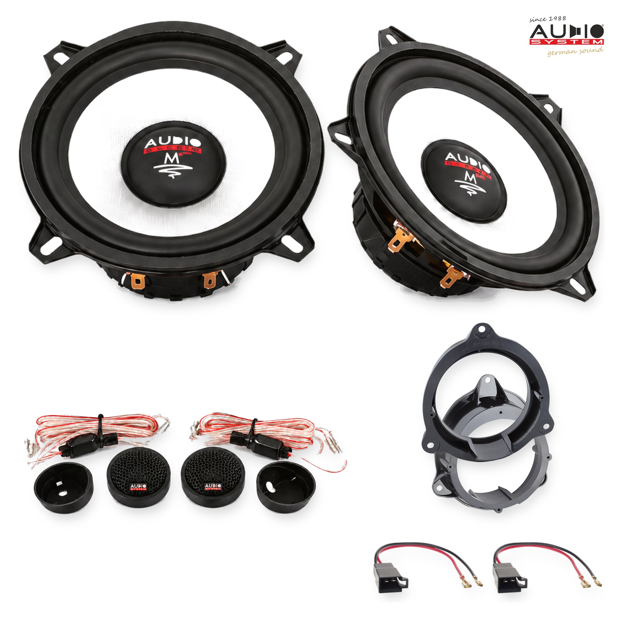 Pachet difuzoare dedicate Mercedes Citan (W415) 2012-2014 - Audio System M EVO 2 130 mm