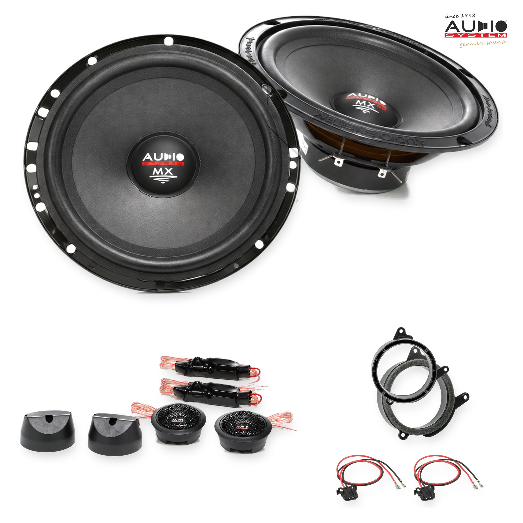 Pachet difuzoare dedicate Mercedes E-Klasse Sedan (W210) 1995-2002 - Audio System MX EVO 165 mm