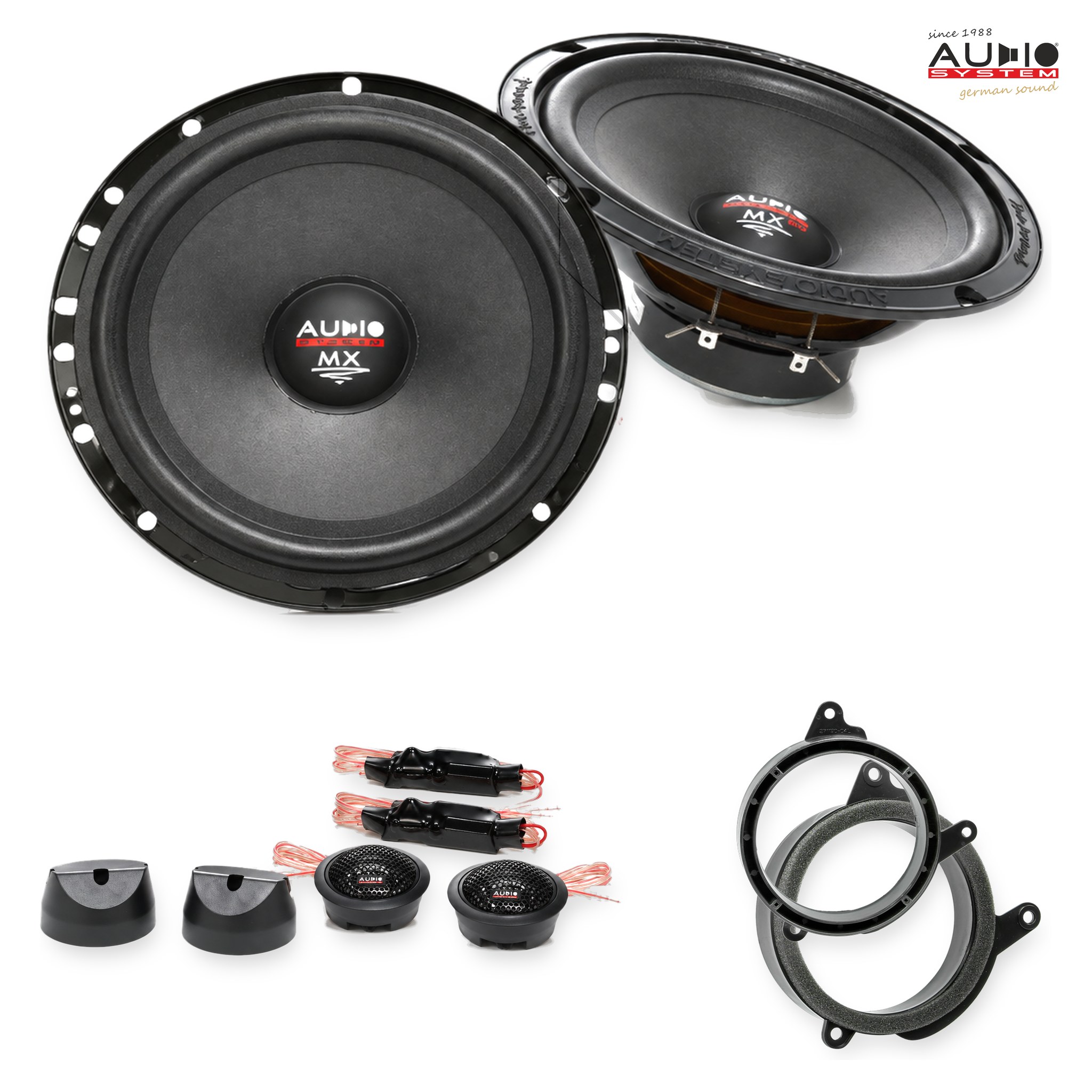 Pachet difuzoare dedicate Mercedes E-Klasse T-Modell (S210) 1996-2002 - Audio System MX EVO 165 mm