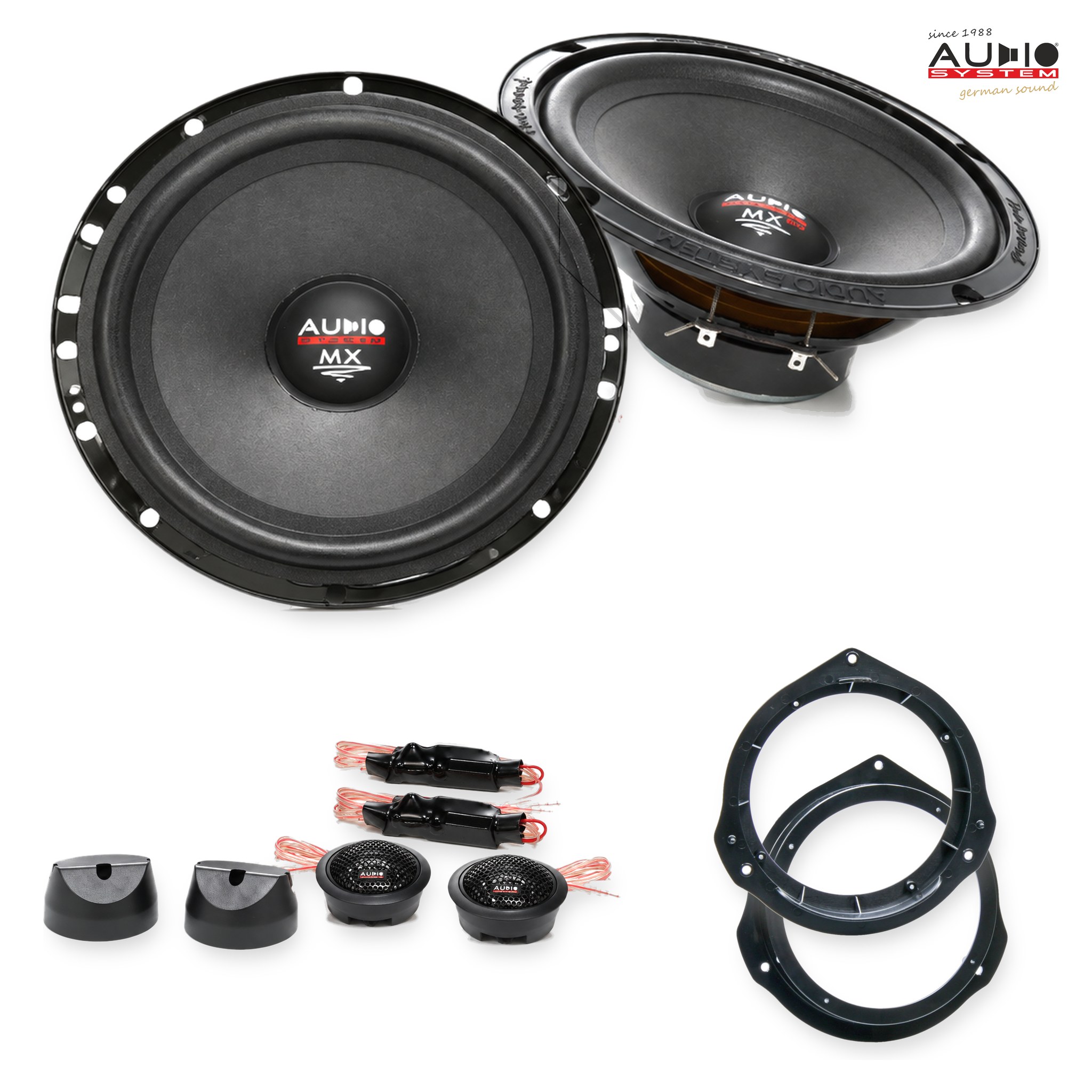 Pachet difuzoare dedicate Mercedes V-Klasse 2015-2021 - Audio System MX EVO 165 mm