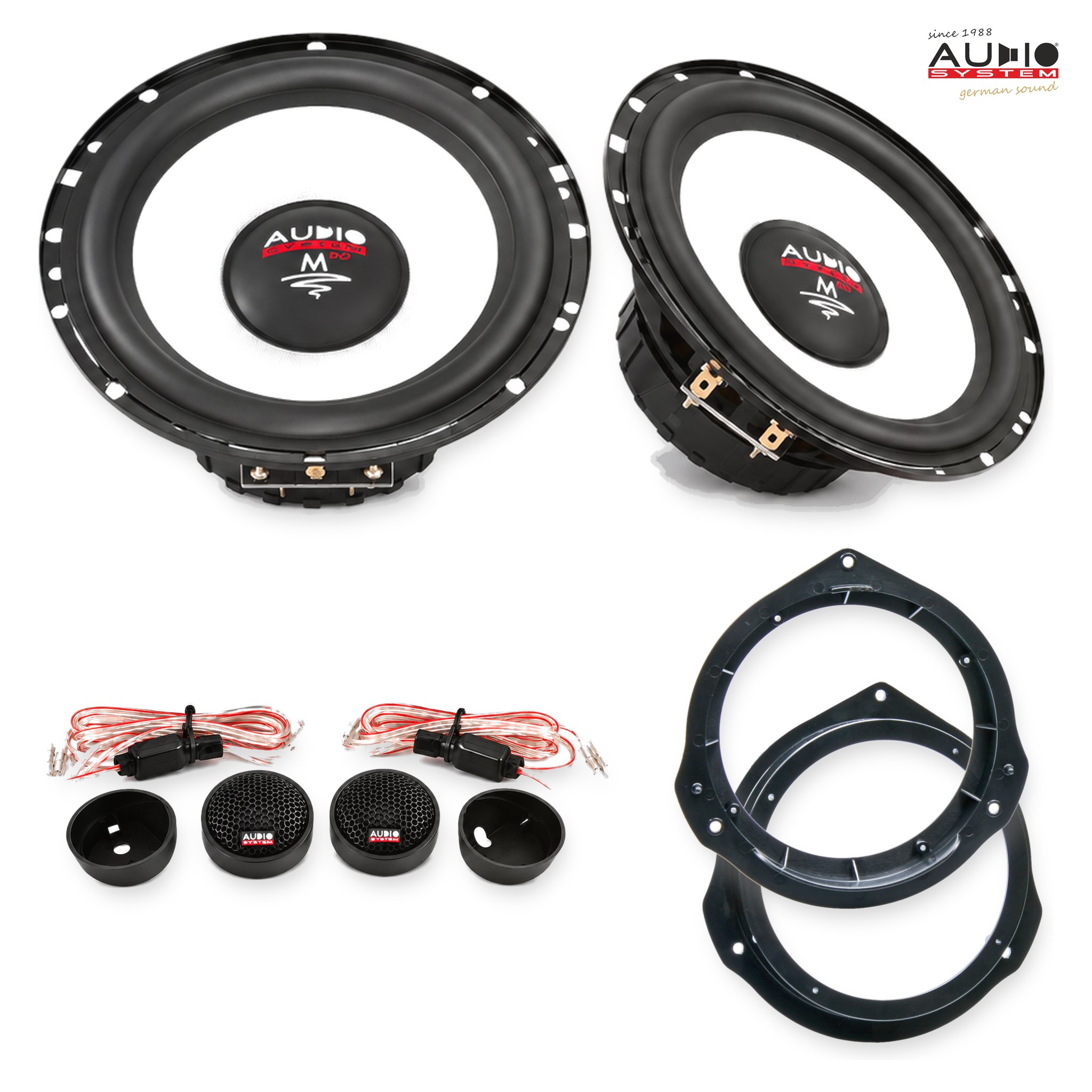 Pachet difuzoare dedicate Mercedes V-Klasse 2015-2021 - Audio System M EVO 2 165 mm