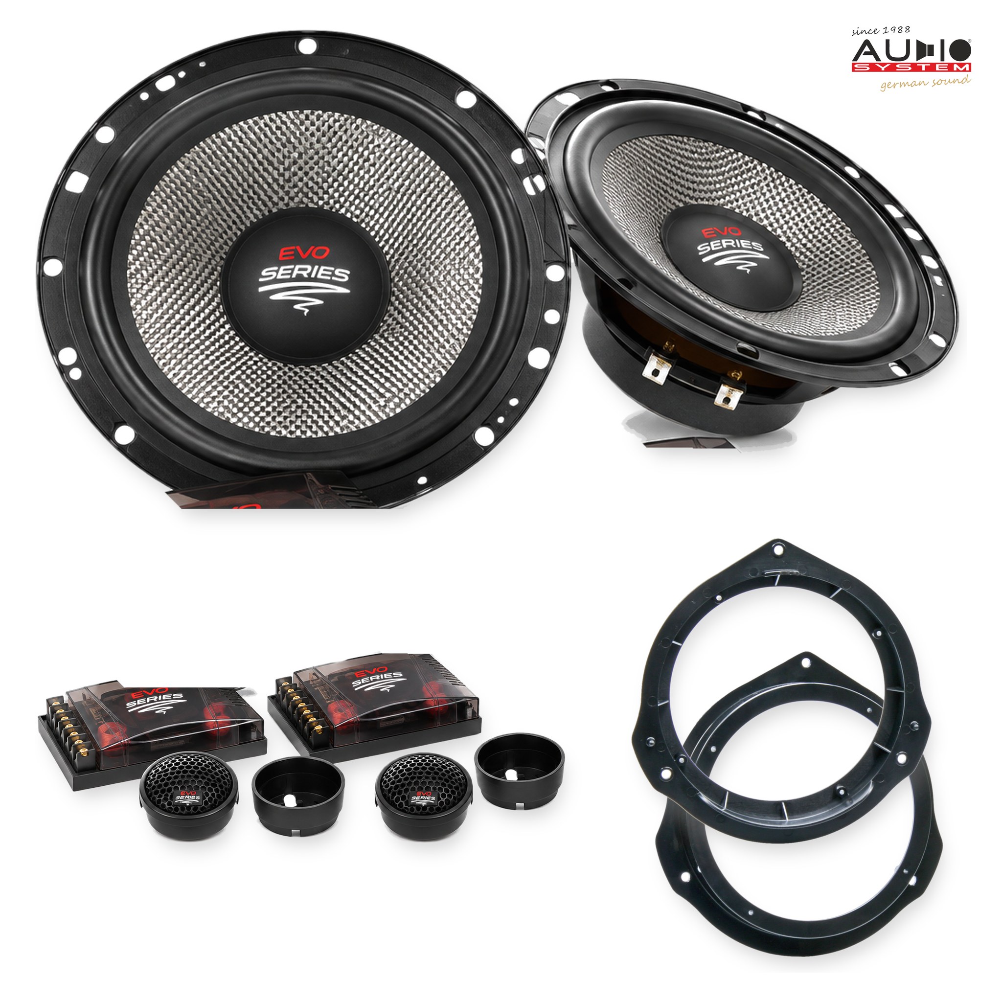 Pachet difuzoare dedicate Mercedes V-Klasse 2015-2021 - Audio System RADION EVO 2 165 mm