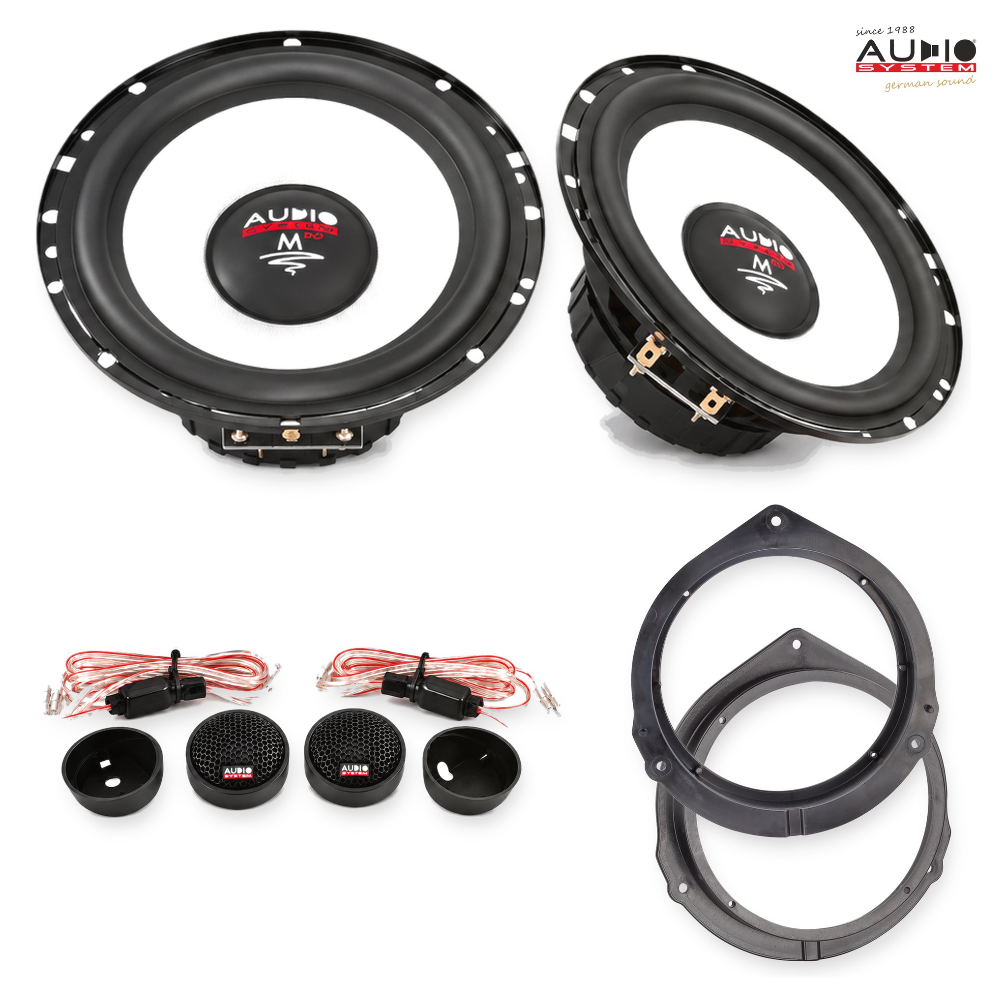 Pachet difuzoare dedicate Mercedes Vito (V447) 2014-2021 - Audio System M EVO 2 165 mm