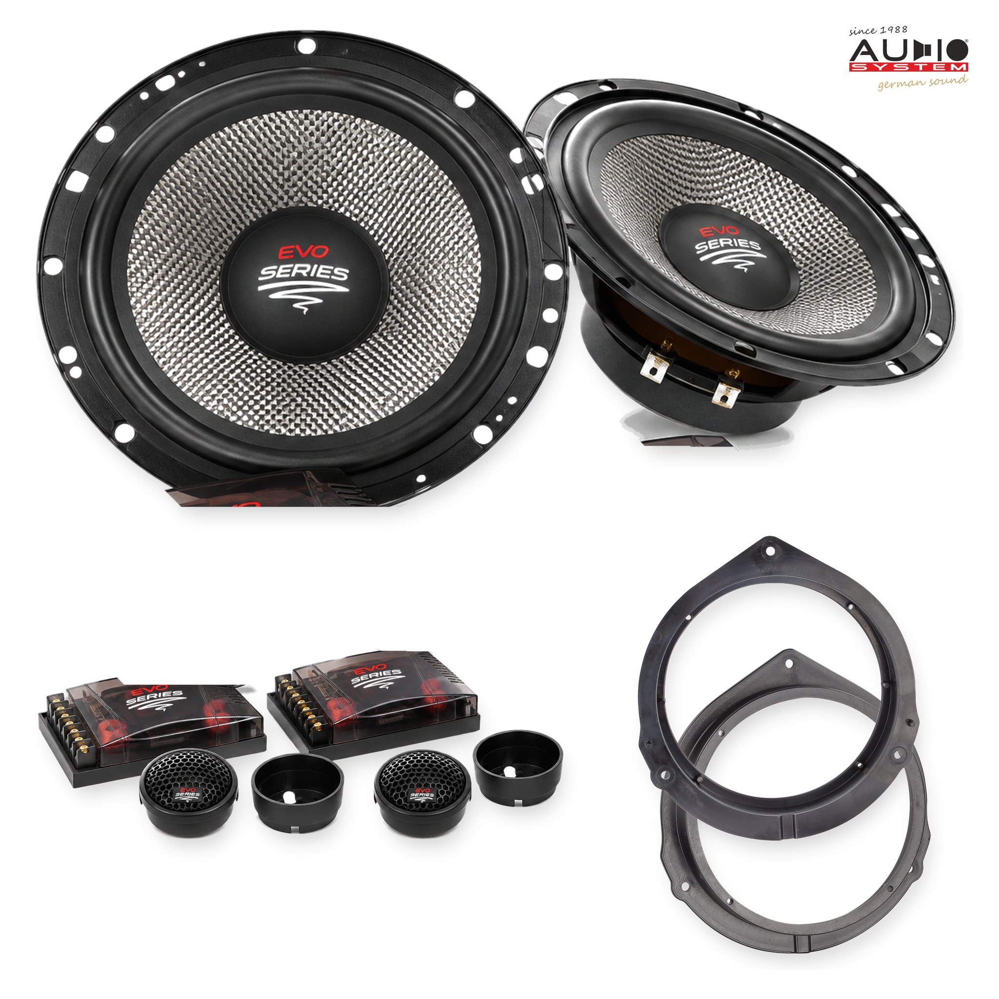 Pachet difuzoare dedicate Mercedes Vito (V447) 2014-2021 - Audio System RADION EVO 2 165 mm
