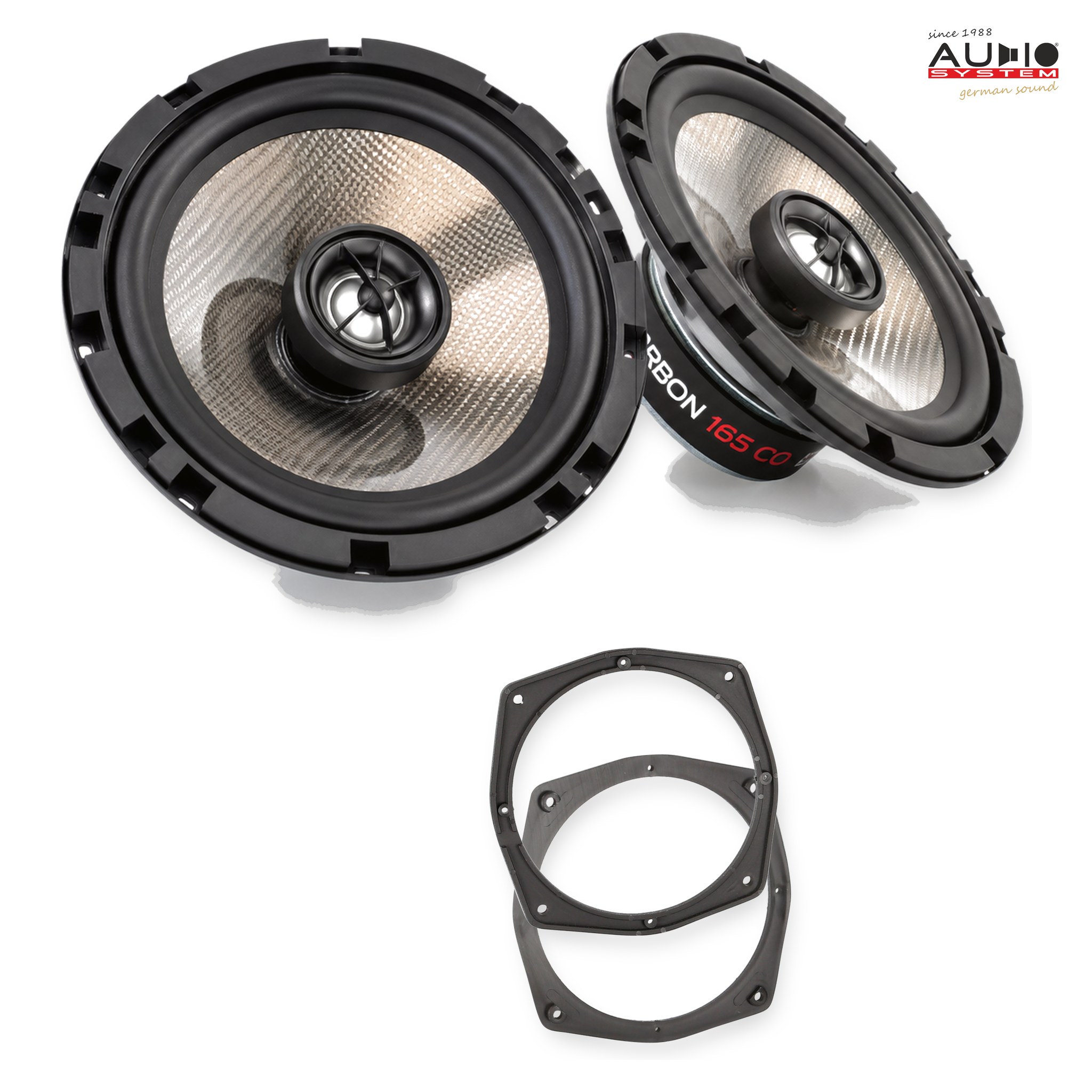 Pachet difuzoare dedicate Mitsubishi Pajero (V60) 2000-2007 - Audio System CARBON 165 mm