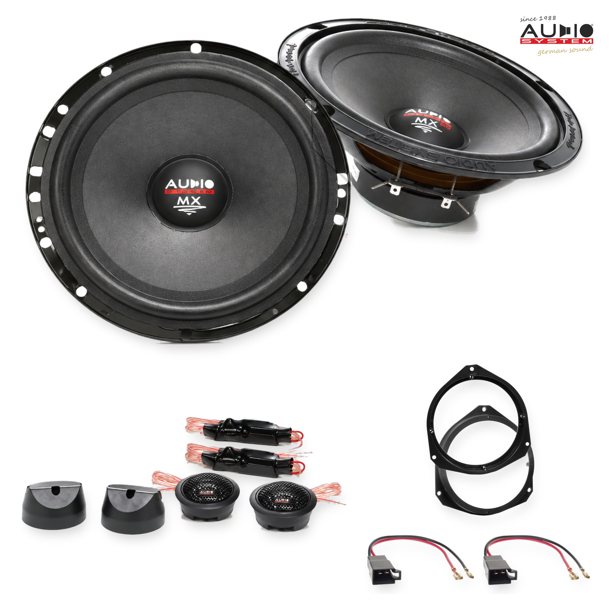 Pachet difuzoare dedicate Opel Astra G (T98C) 2000-2006 - Audio System MX EVO 165 mm