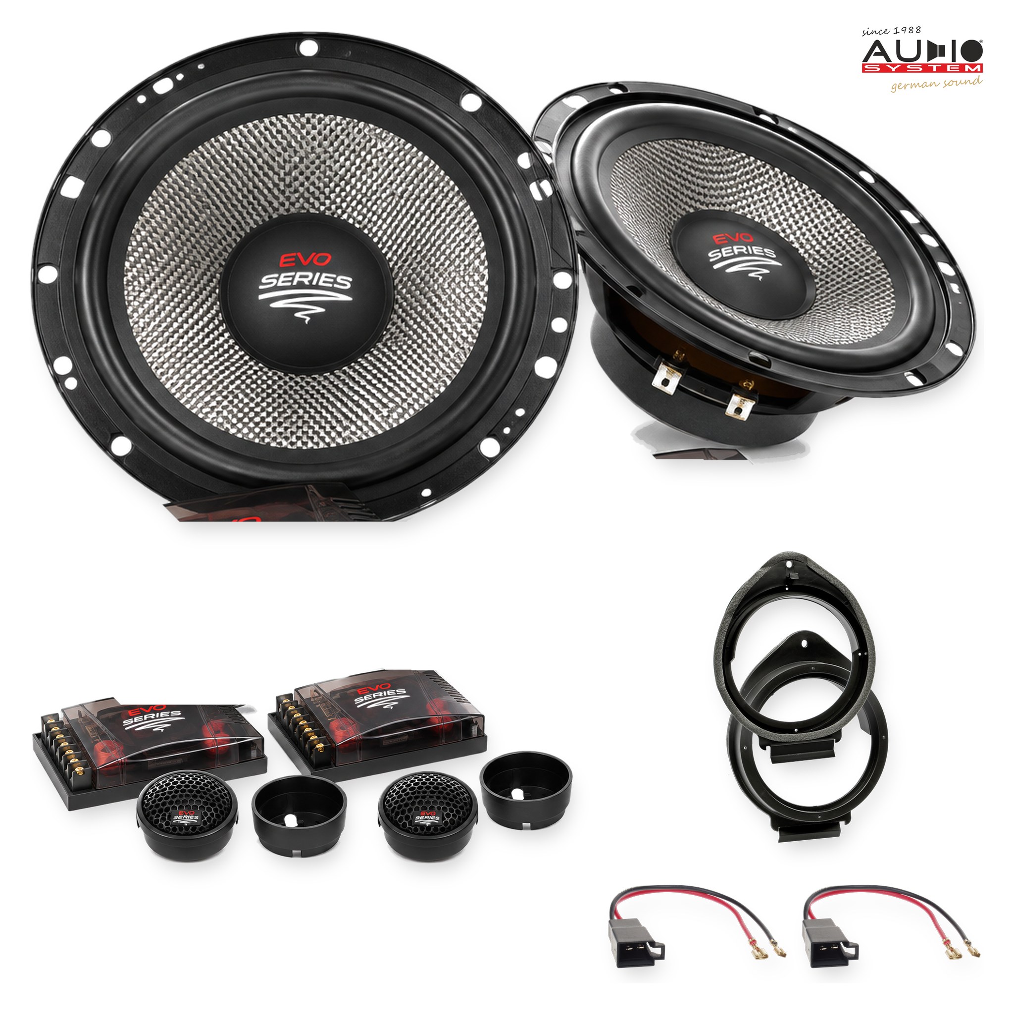 Pachet difuzoare dedicate Opel Astra J 2009-2015 - Audio System RADION EVO 2 165 mm
