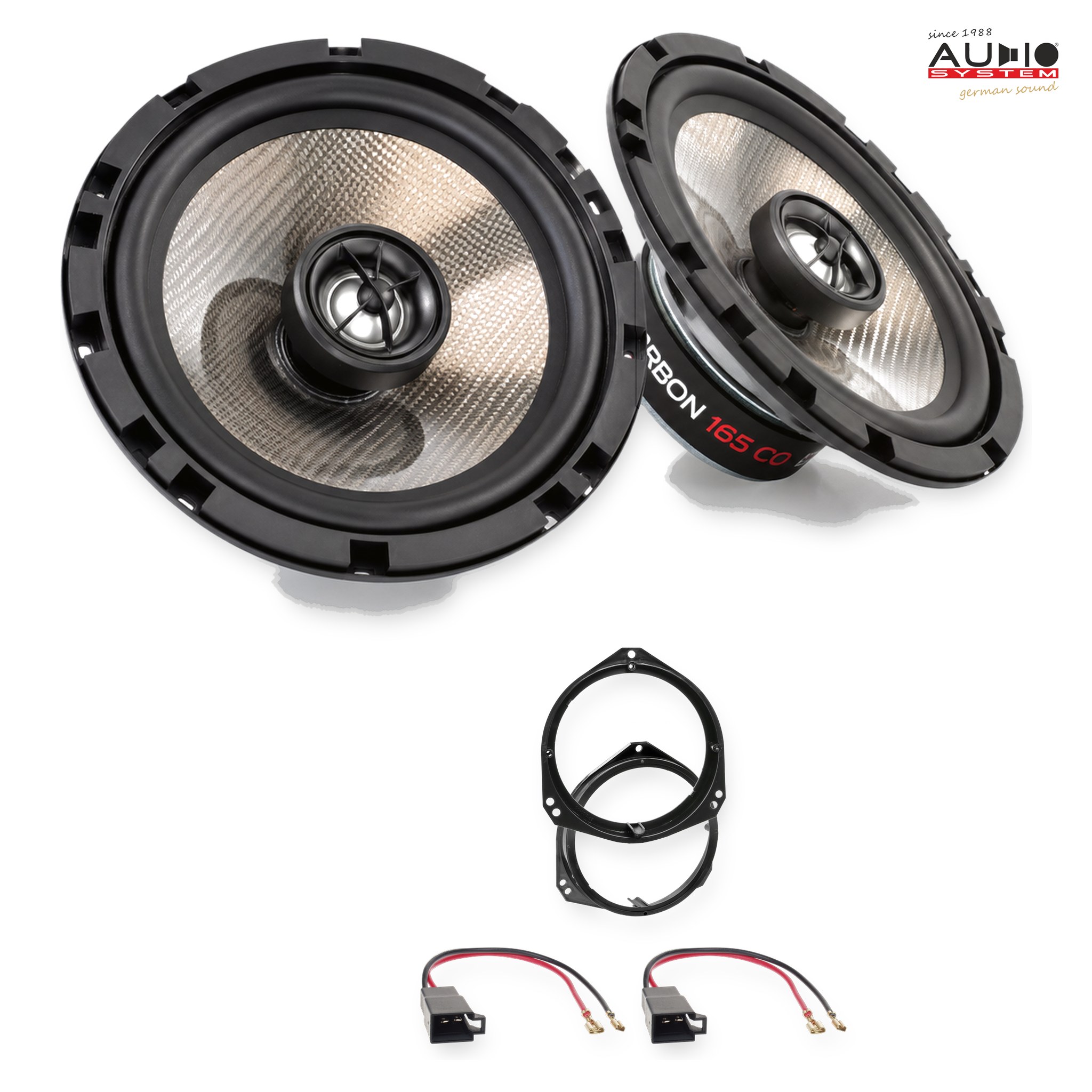 Pachet difuzoare dedicate Opel Combo (Combo-C) 2001-2004 - Audio System CARBON 165 mm