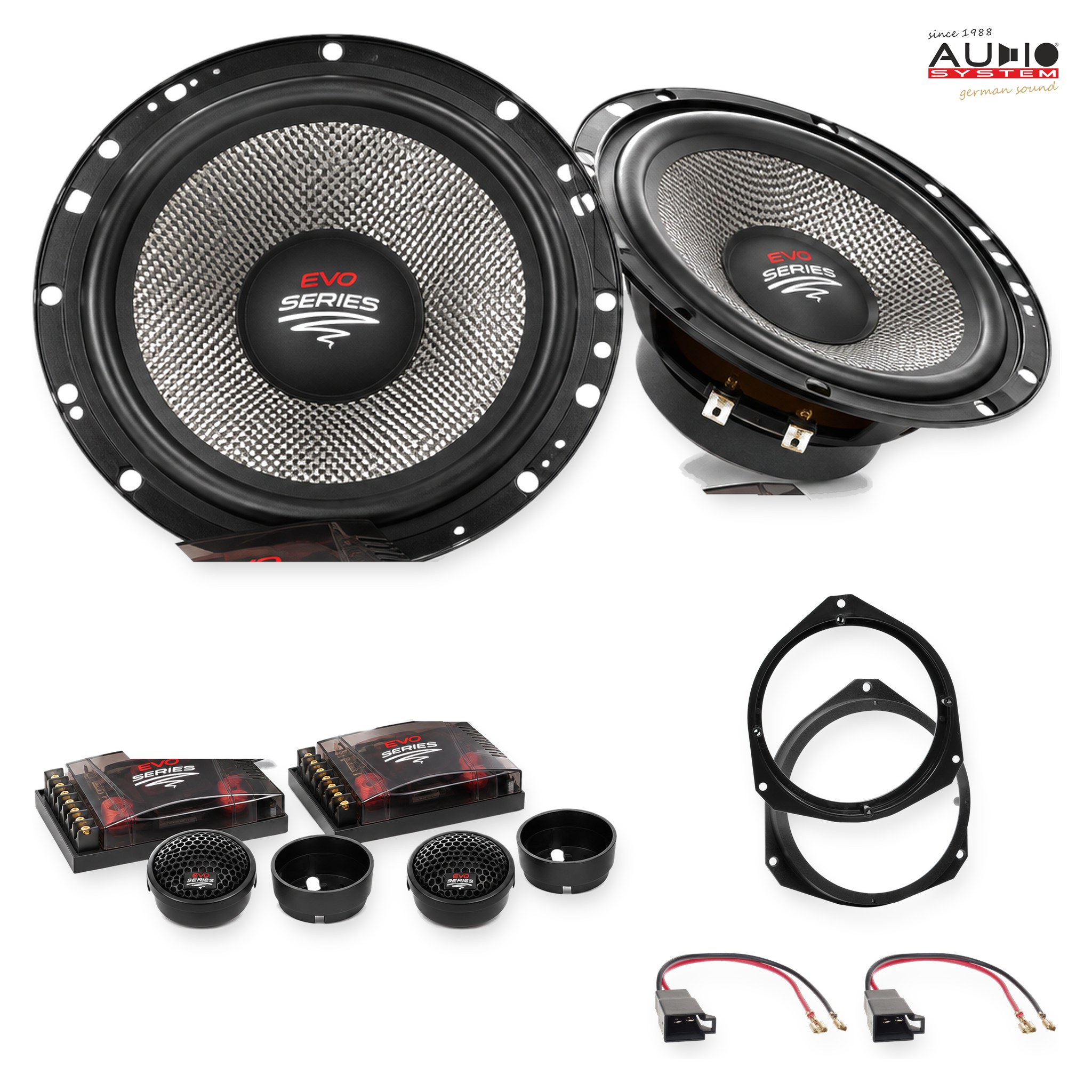 Pachet difuzoare dedicate Opel Meriva A (X01) 2005-2010 - Audio System RADION EVO 2 165 mm