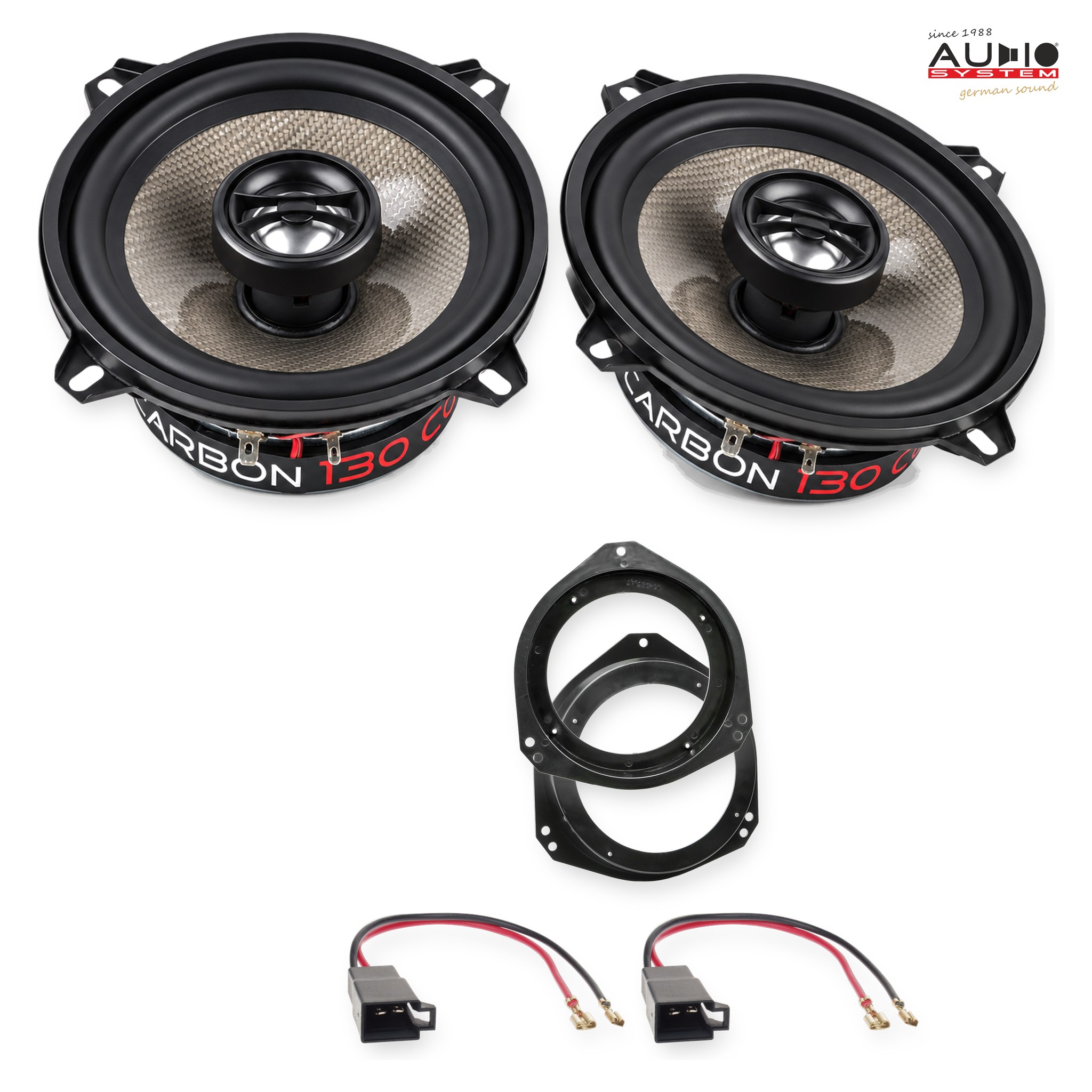 Pachet difuzoare dedicate Opel Tigra (S93) 1994-2000 - Audio System CARBON 130 mm