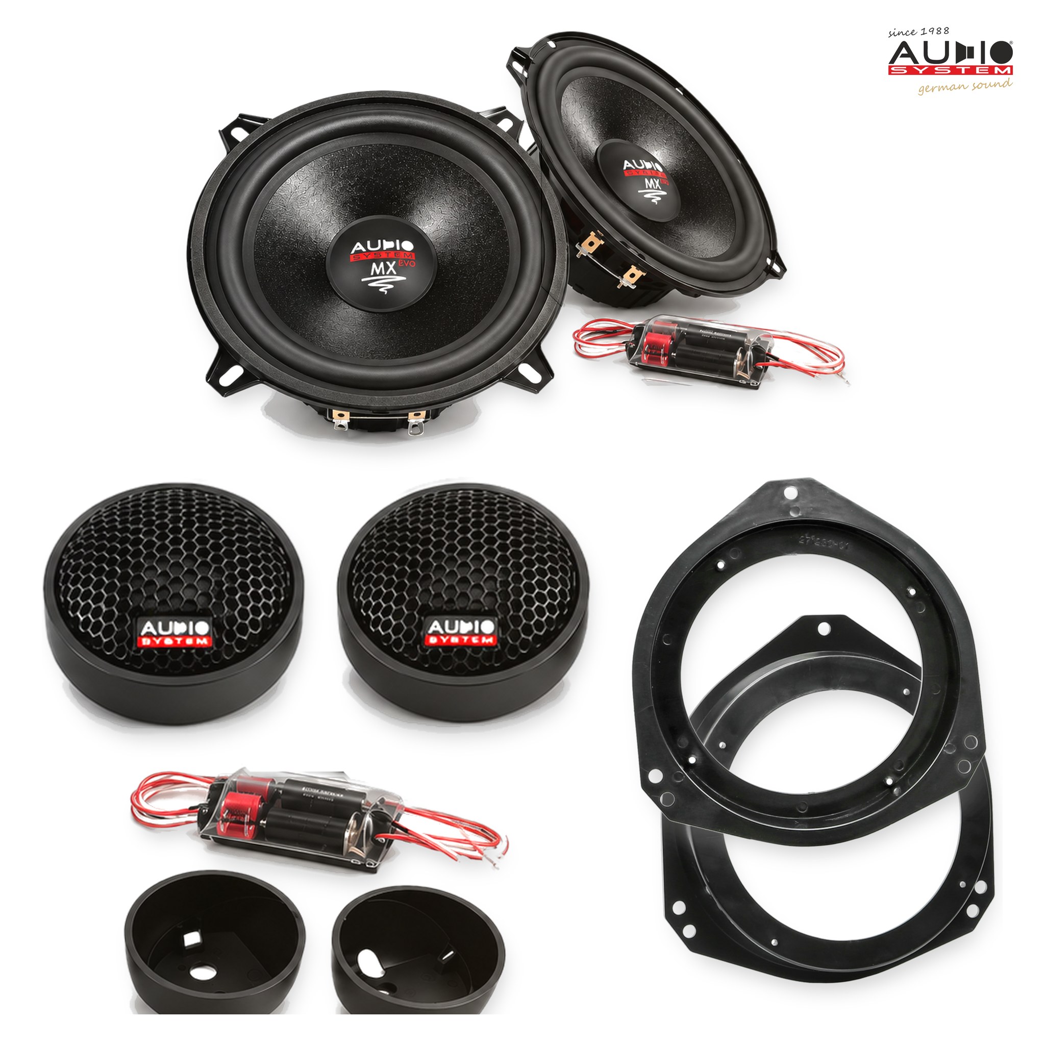 Pachet difuzoare dedicate Opel Vivaro (E7/F7/X83) 2001-2014 - Audio System MX EVO 130 mm