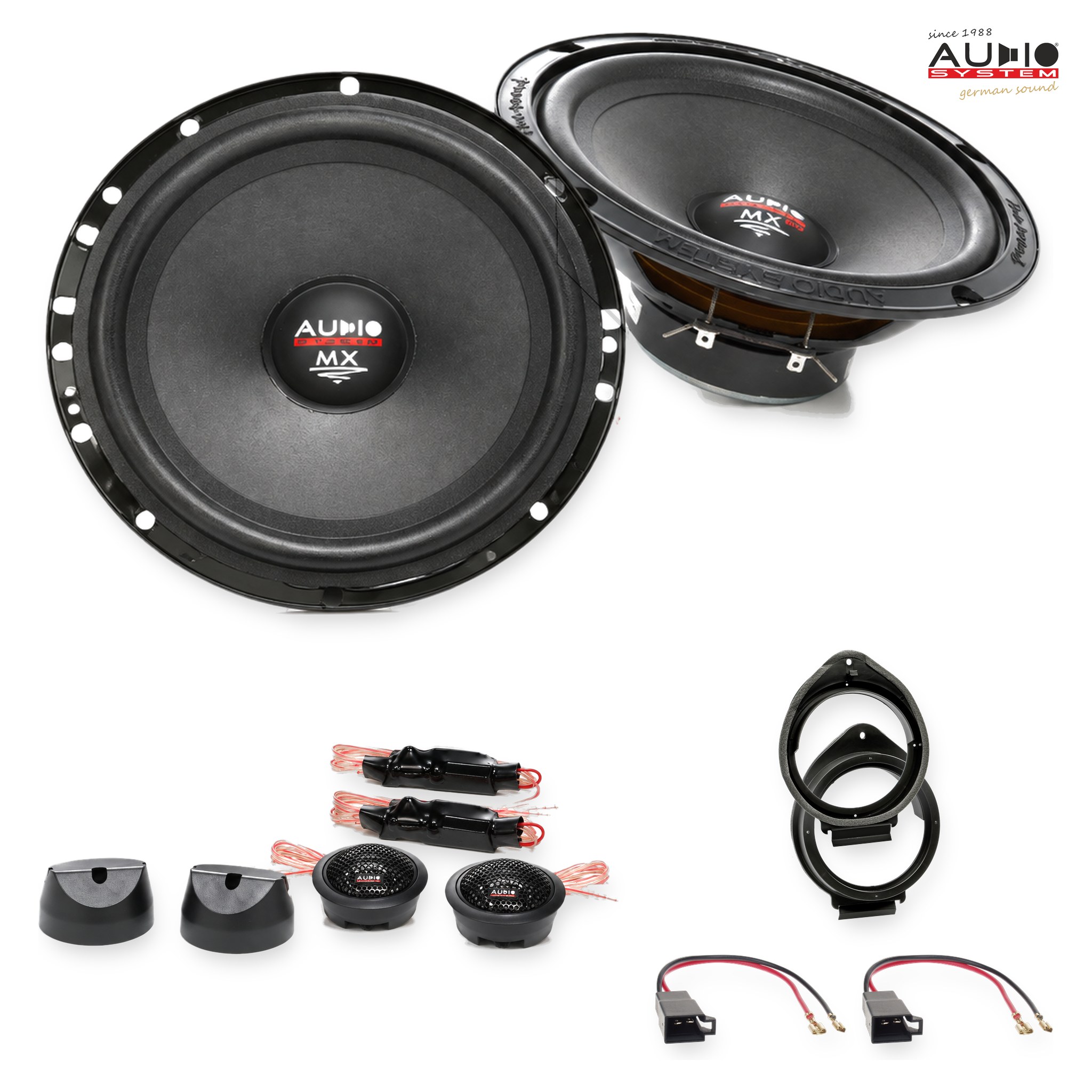 Pachet difuzoare dedicate Opel Zafira Tourer 2011-2019 - Audio System MX EVO 165 mm