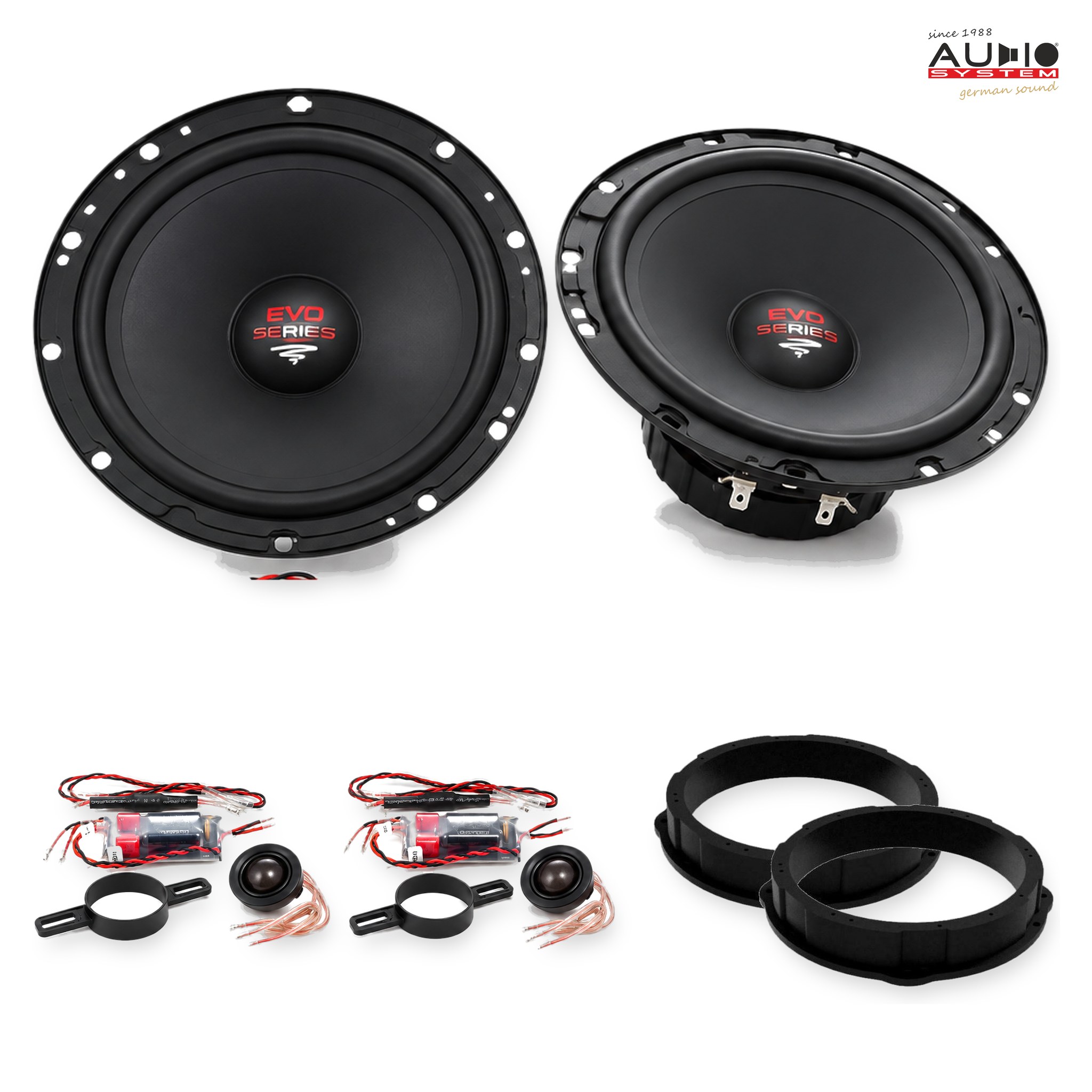 Pachet difuzoare dedicate Porsche Macan (95B) 2014-prezent - Audio System RADION EVO 2 200 mm