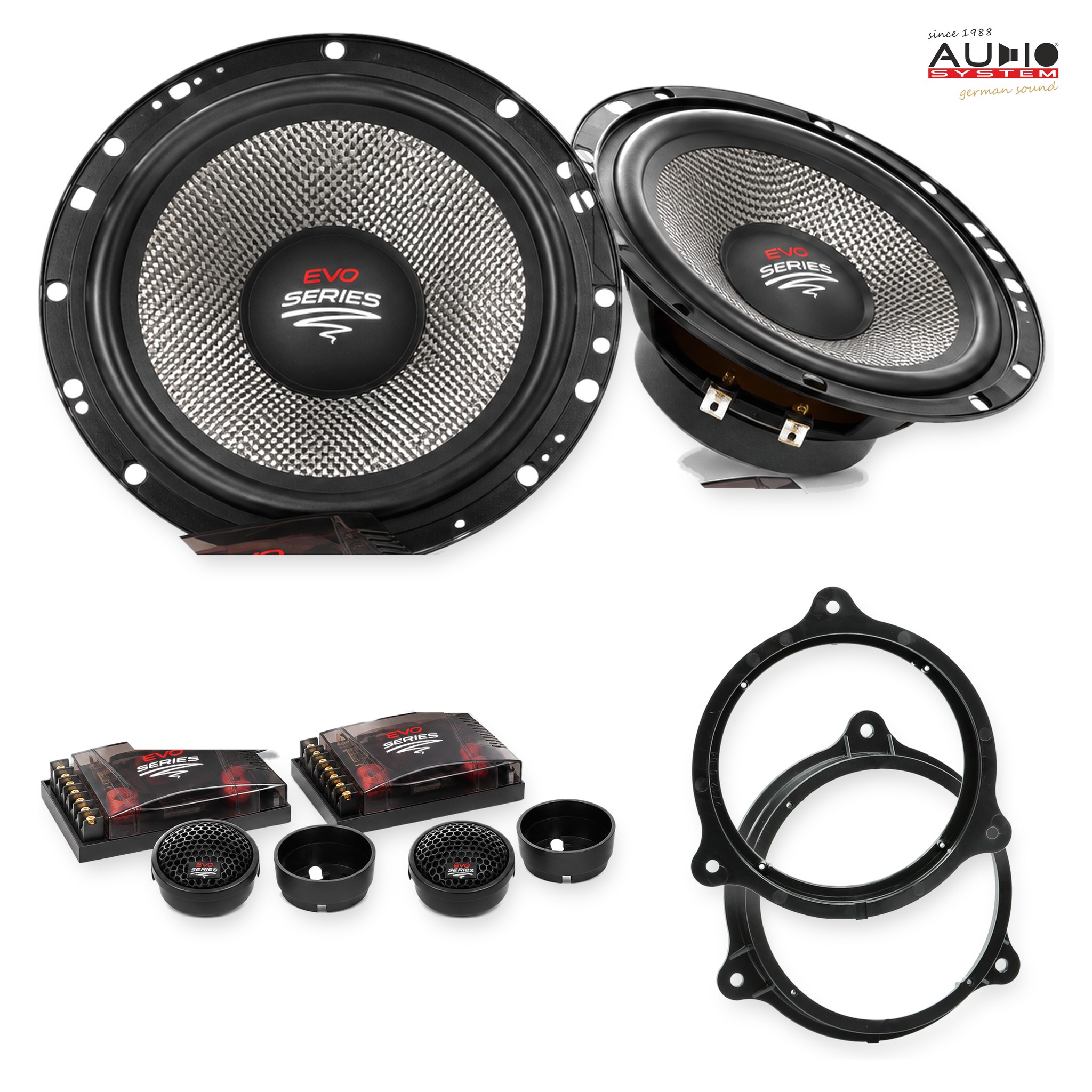 Pachet difuzoare dedicate Renault Grand Scenic IV (RFA) 2016-2023 - Audio System RADION EVO 2 165 mm