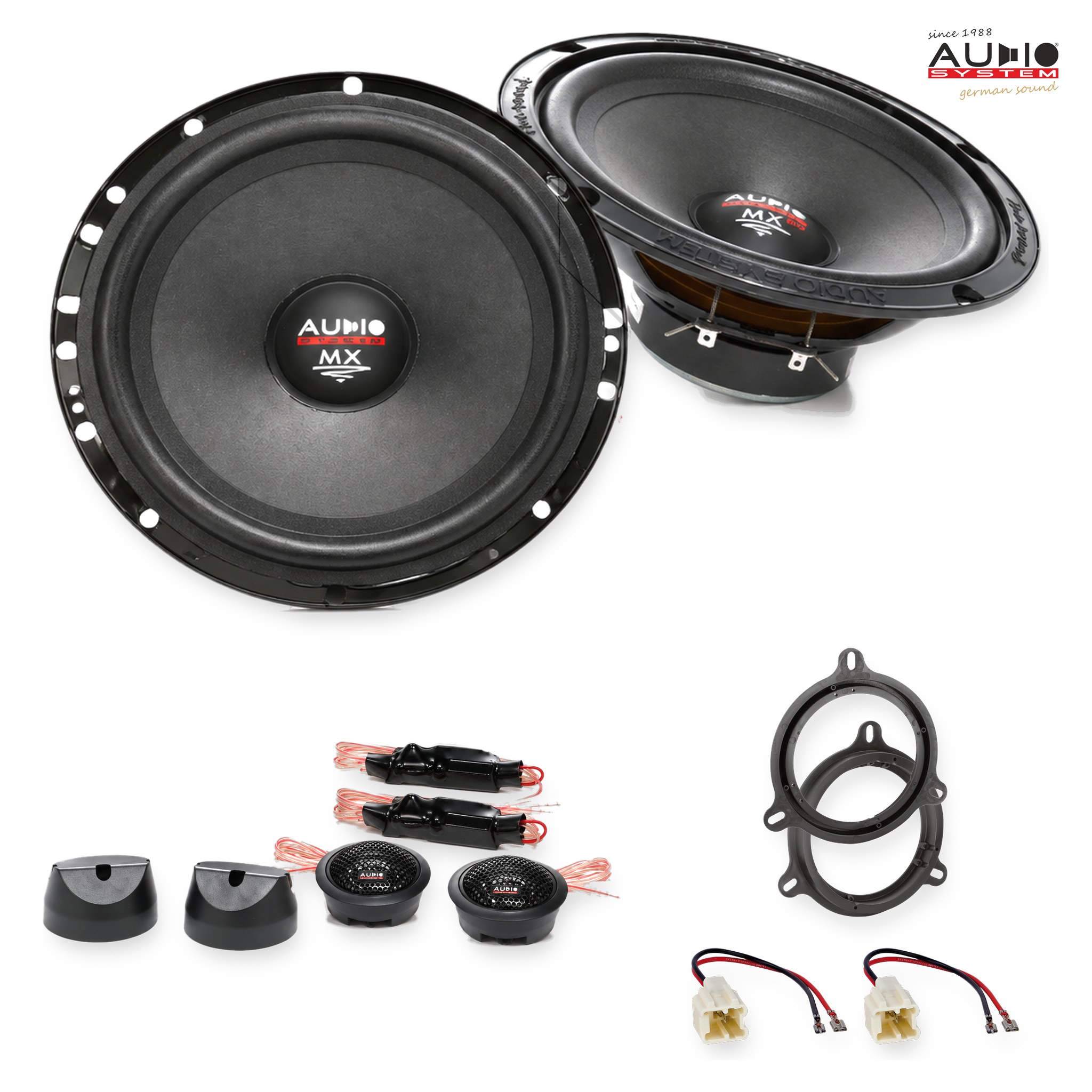 Pachet difuzoare dedicate Renault Kadjar (REF) 2015-2018 - Audio System MX EVO 165 mm