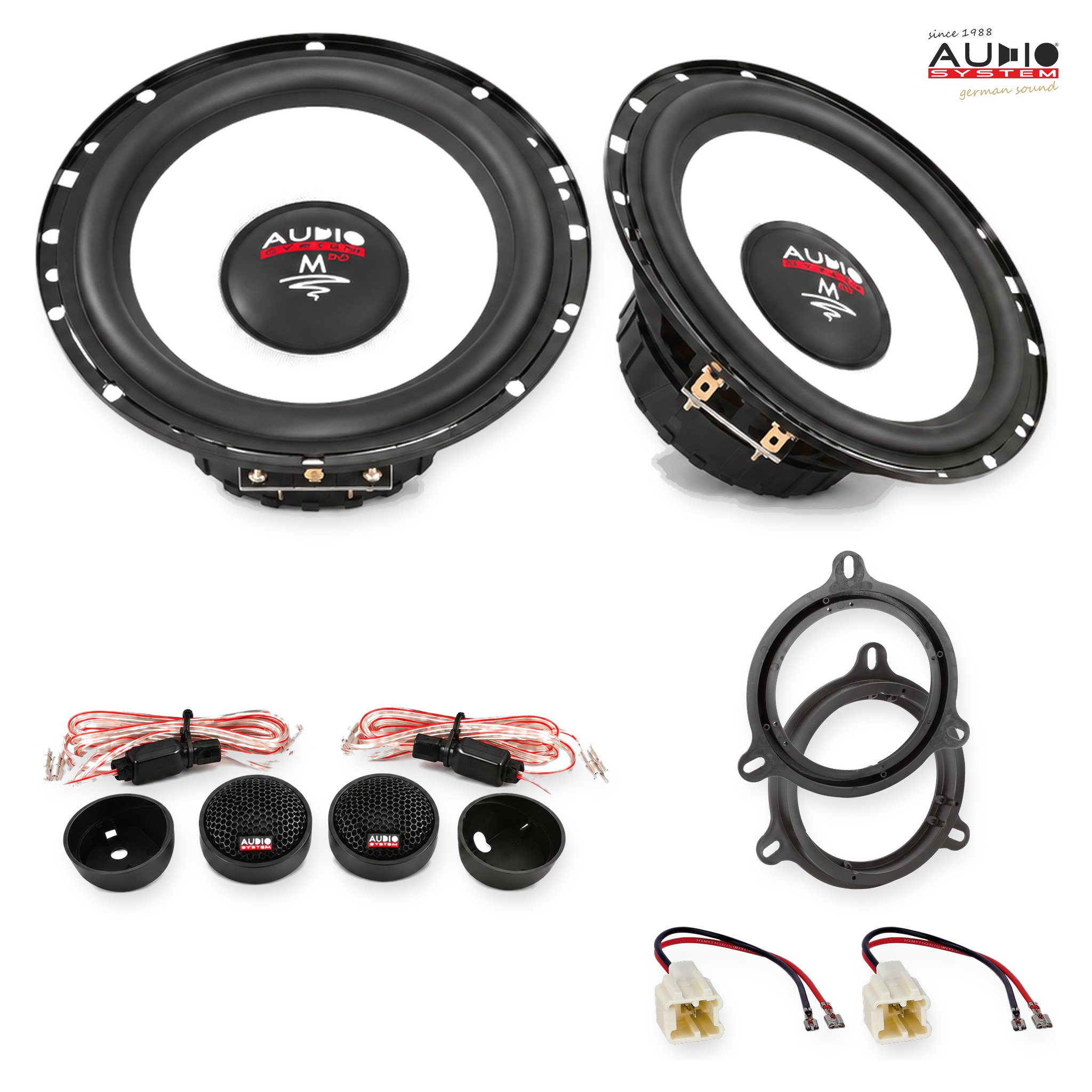 Pachet difuzoare dedicate Renault Kadjar (REF) 2015-2018 - Audio System M EVO 2 165 mm