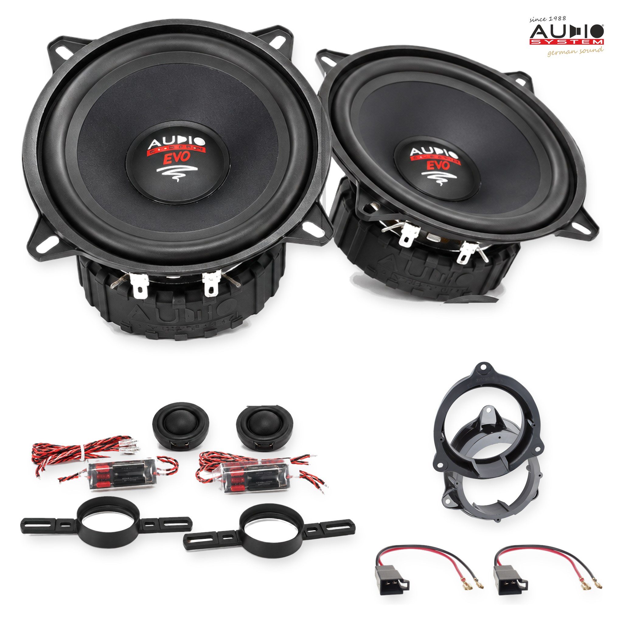 Pachet difuzoare dedicate Renault Kangoo (FW/KW) 2008-2013 - Audio System RADION EVO 2 130 mm