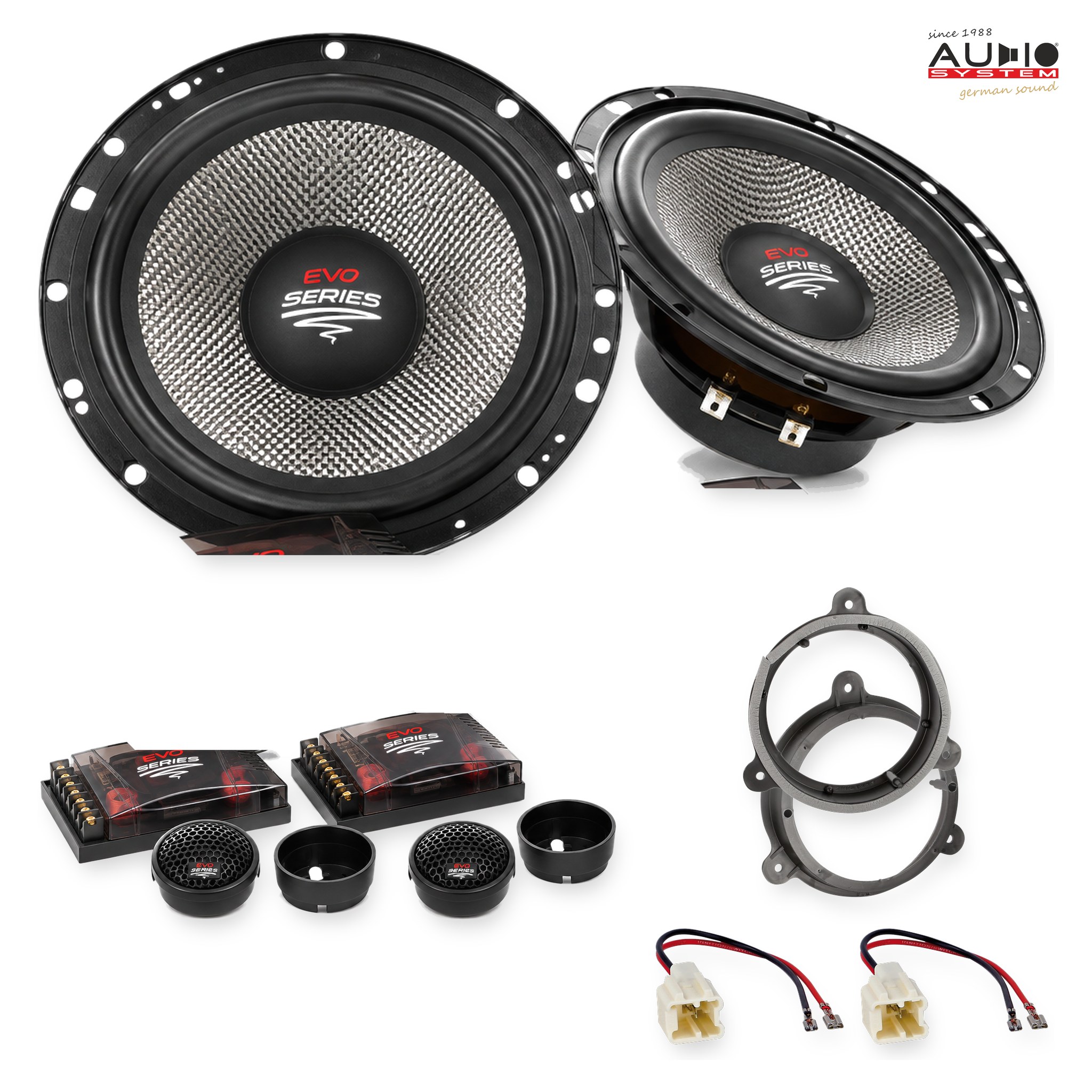 Pachet difuzoare dedicate Renault Master III (M) 2014-2018 - Audio System RADION EVO 2 165 mm