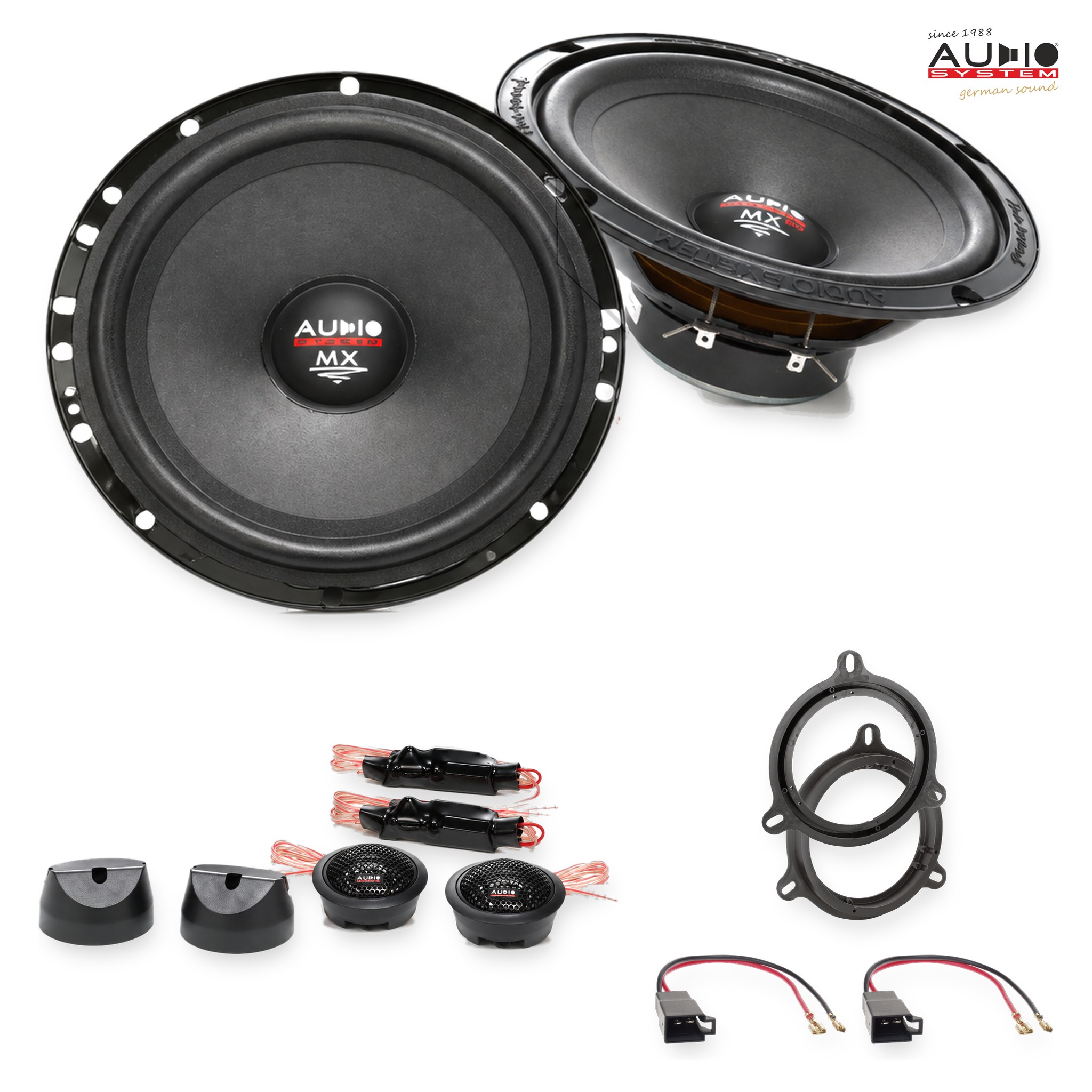 Pachet difuzoare dedicate Renault Twingo III (AH) 2014-2019 - Audio System MX EVO 165 mm