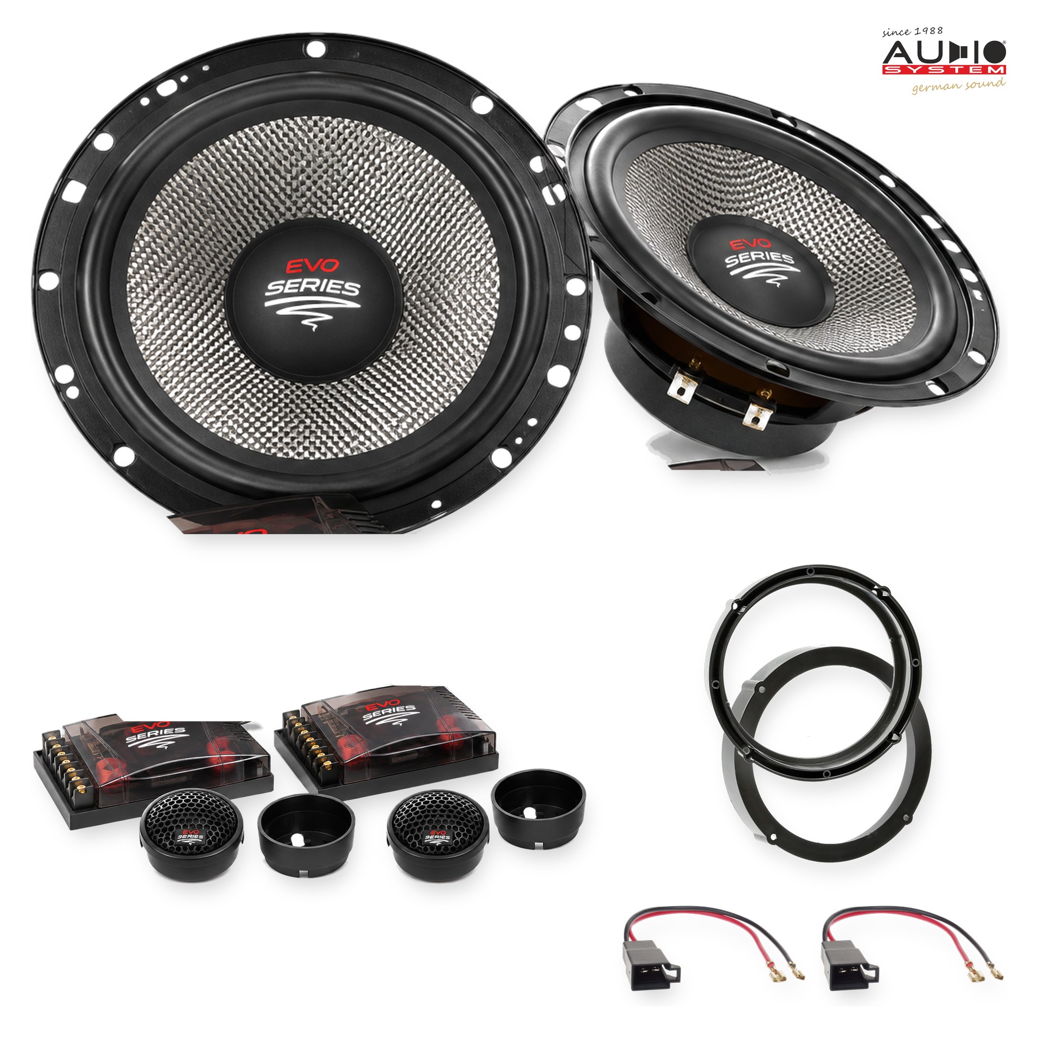 Pachet difuzoare dedicate Seat Altea (5P) 2004-2015 - Audio System RADION EVO 2 165 mm
