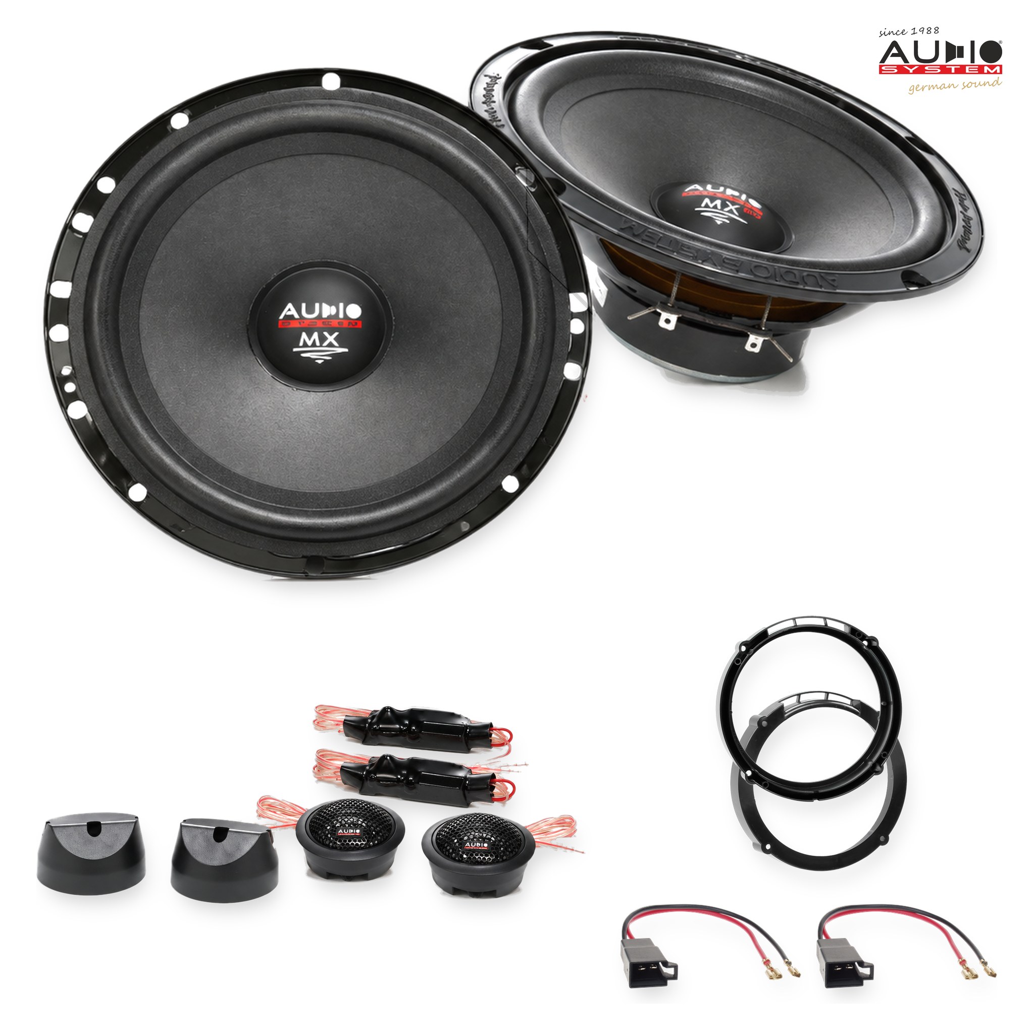 Pachet difuzoare dedicate Seat Ibiza (6L) 2002-2008 - Audio System MX EVO 165 mm