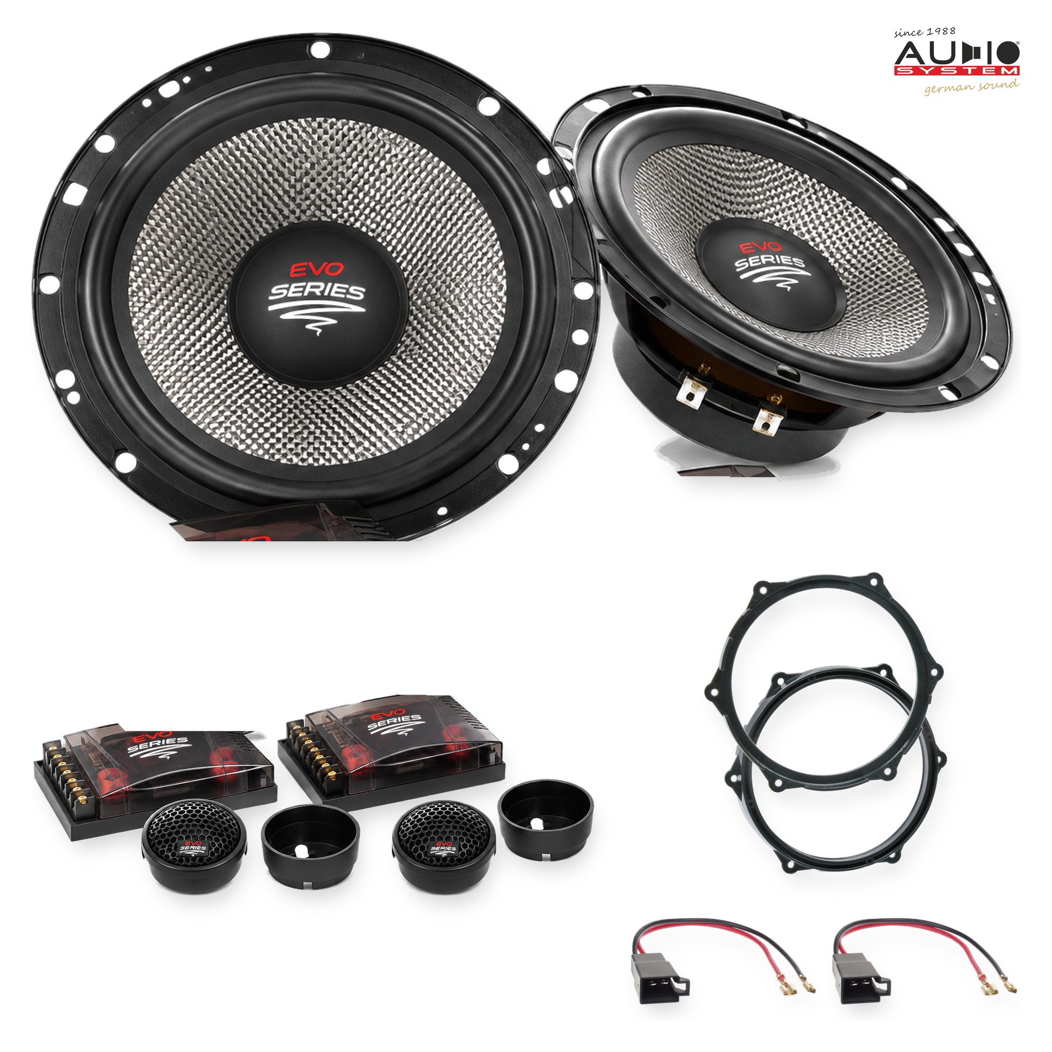Pachet difuzoare dedicate Seat Ibiza (6P) 2015-2017 - Audio System RADION EVO 2 165 mm