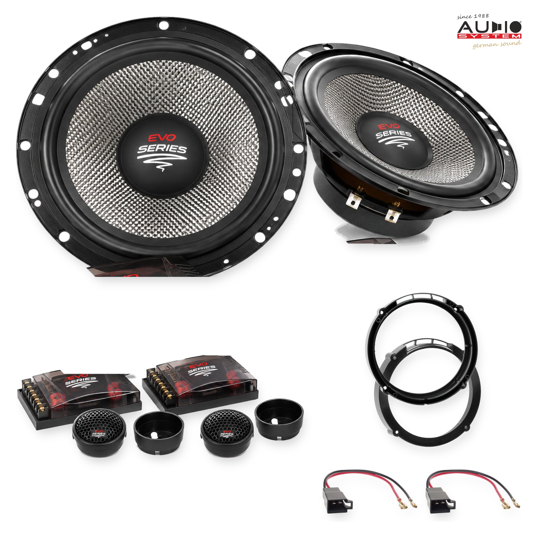 Pachet difuzoare dedicate Seat Leon (1P) 2005-2012 - Audio System RADION EVO 2 165 mm