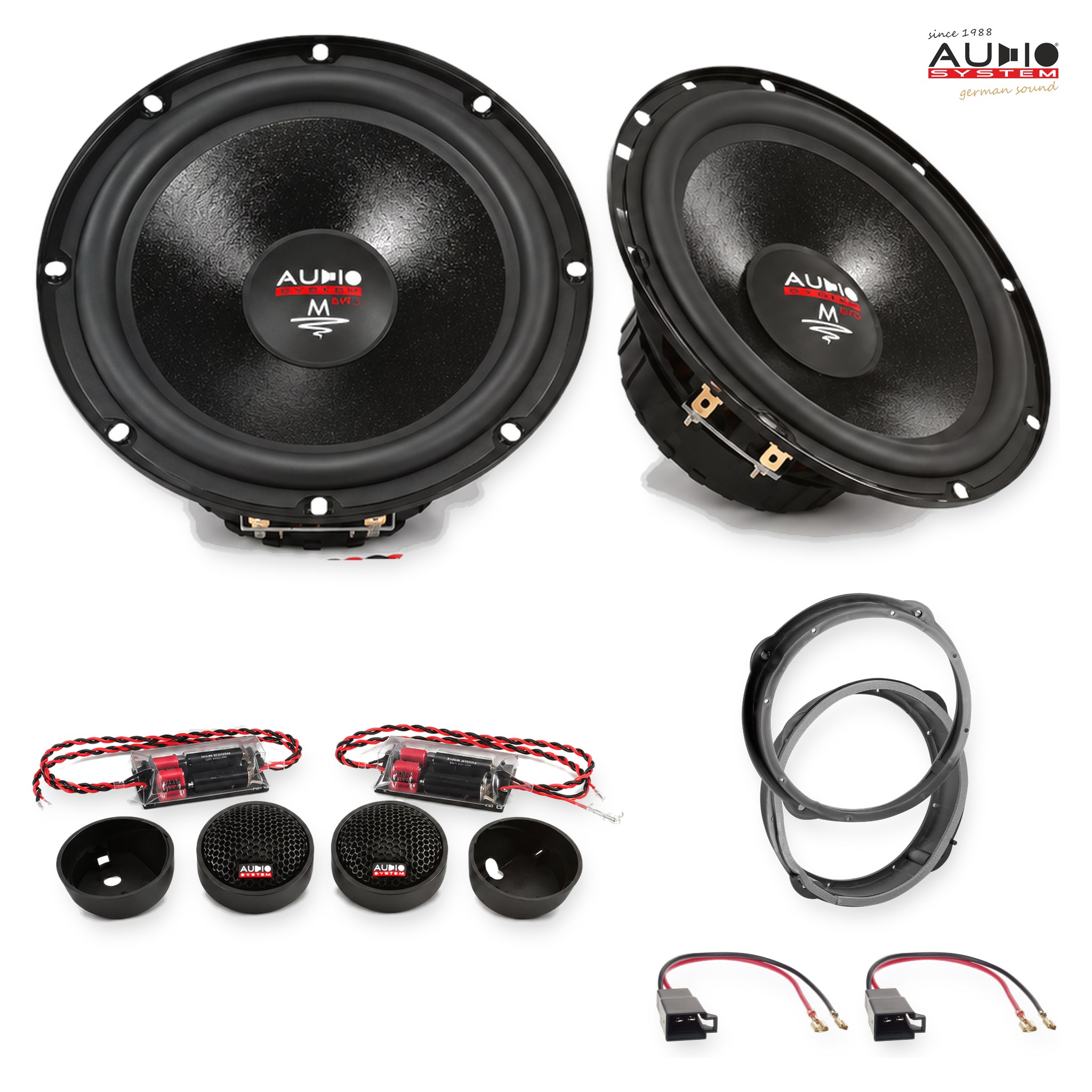 Pachet difuzoare dedicate Seat Leon (5F) 2012-2016 - Audio System M EVO 2 200 mm