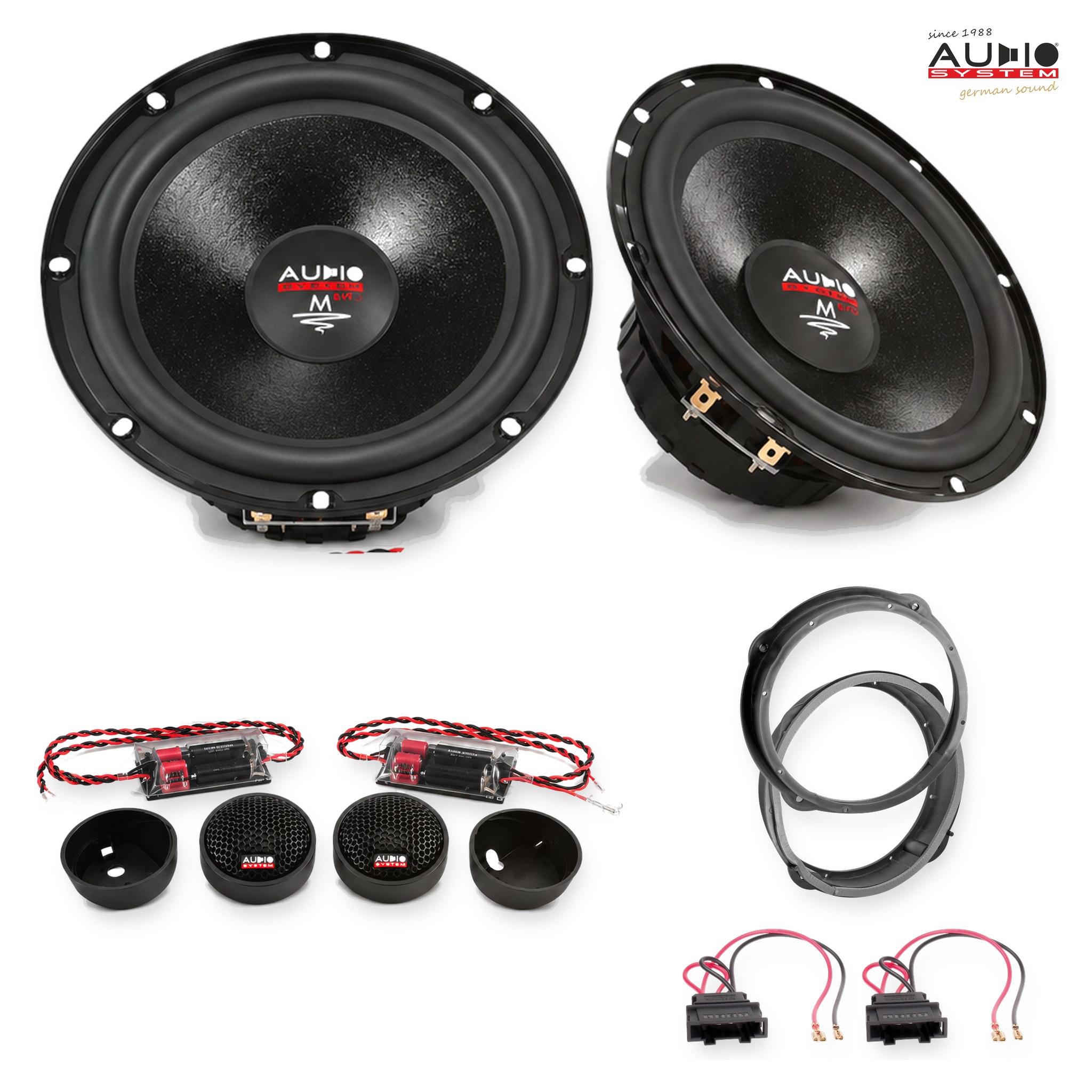 Pachet difuzoare dedicate Seat Leon (5F) 2016-2020 - Audio System M EVO 2 200 mm
