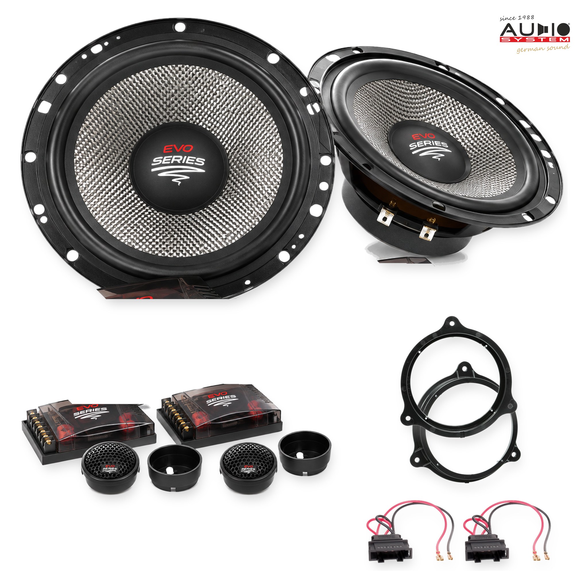 Pachet difuzoare dedicate Seat Leon (5F) 2016-2020 - Audio System RADION EVO 2 165 mm