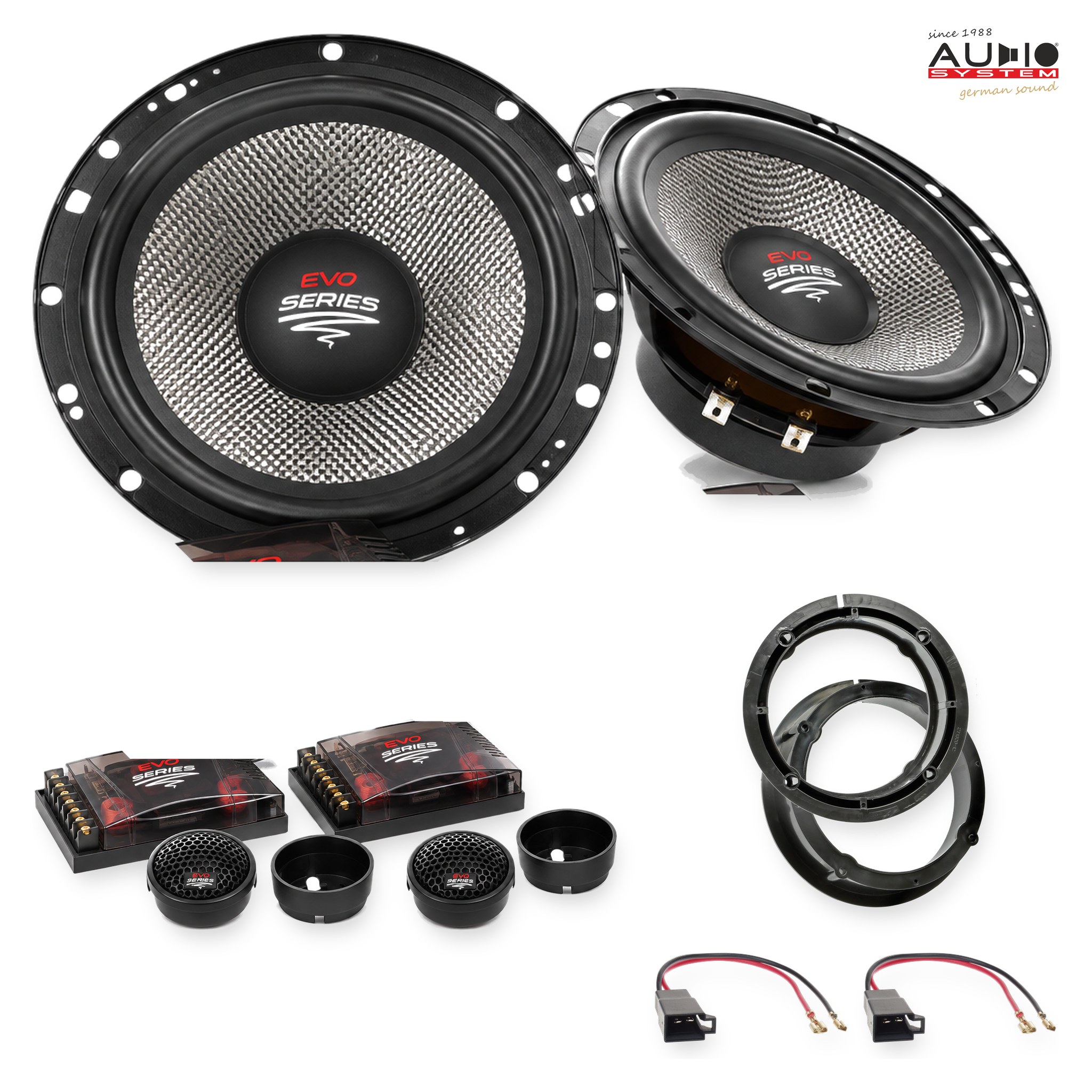 Pachet difuzoare dedicate Skoda Fabia (5J) 2007-2014 - Audio System RADION EVO 2 165 mm
