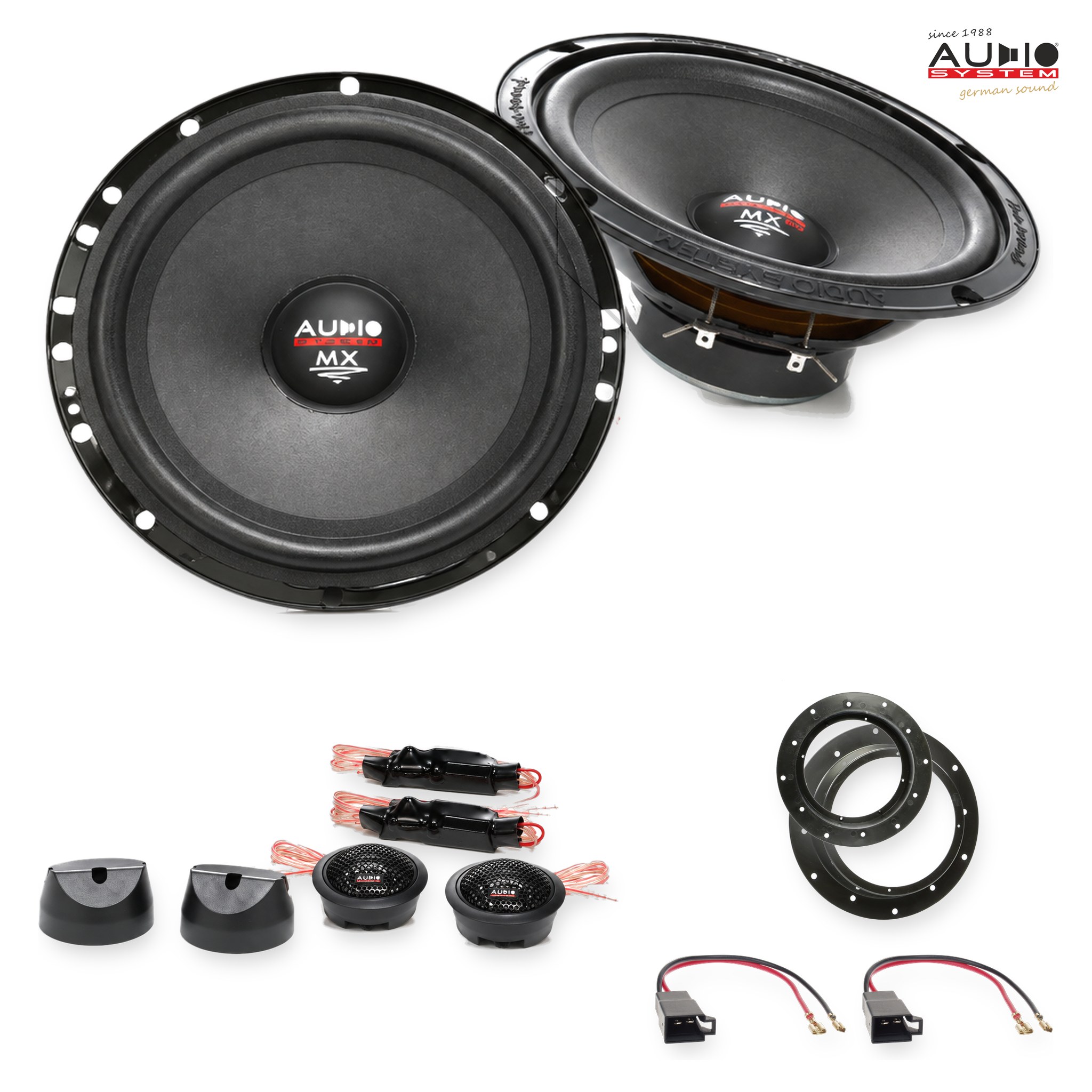 Pachet difuzoare dedicate Skoda Octavia II (1Z) 2004-2013 - Audio System MX EVO 165 mm