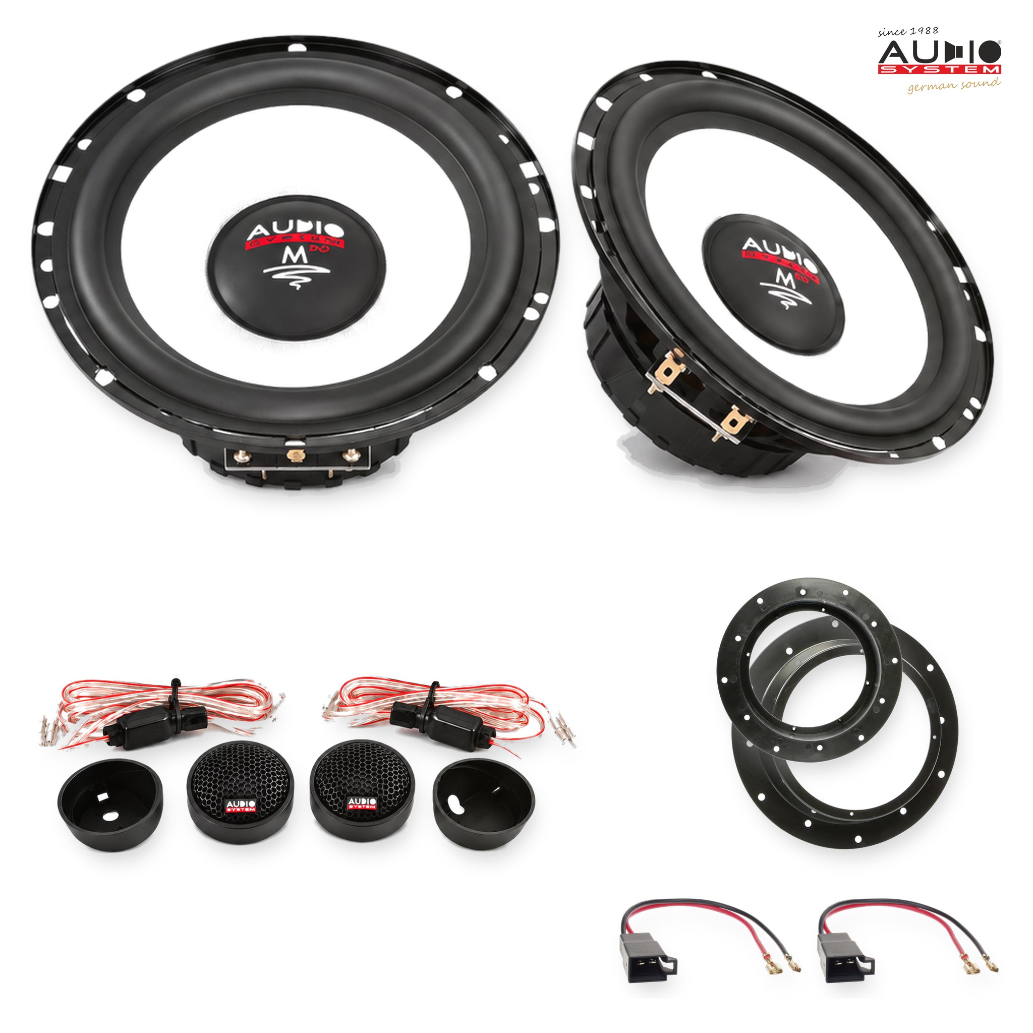 Pachet difuzoare dedicate Skoda Octavia II (1Z) 2004-2013 - Audio System M EVO 2 165 mm