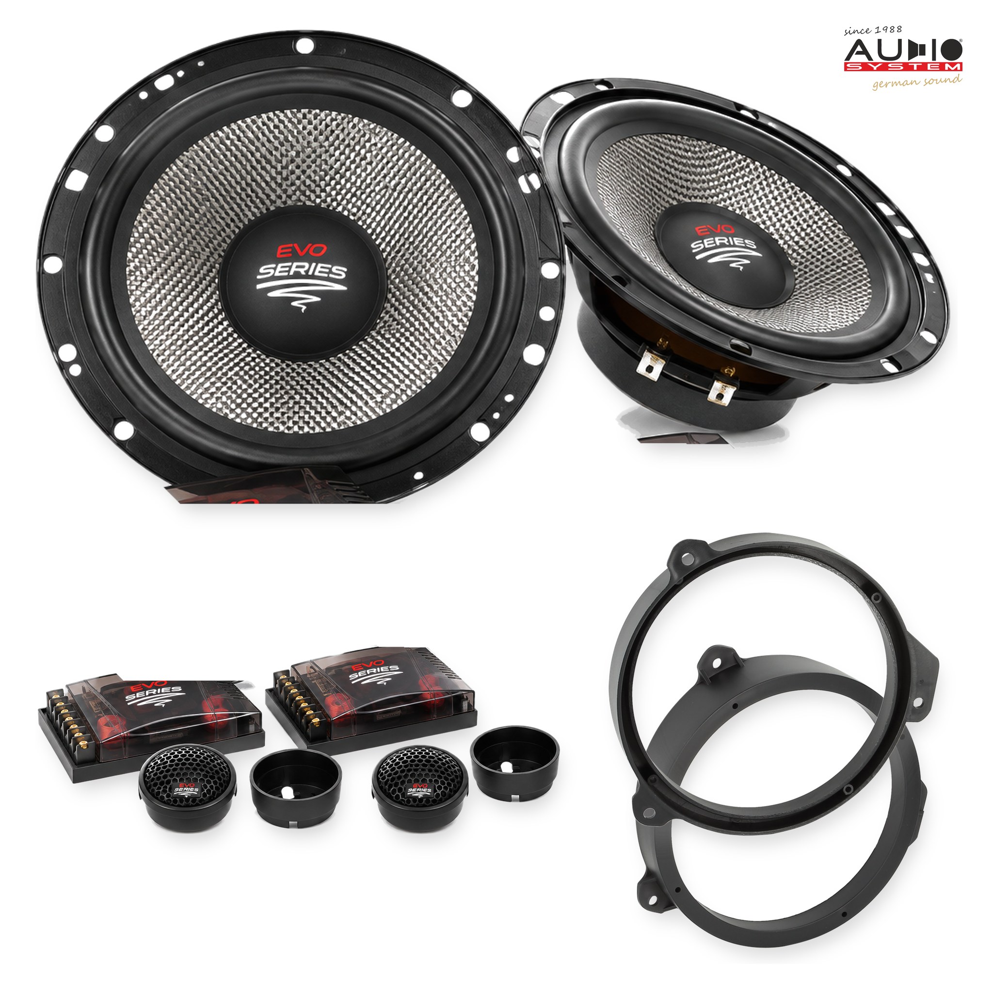 Pachet difuzoare dedicate Subaru Levorg 2015-2020 - Audio System RADION EVO 2 165 mm