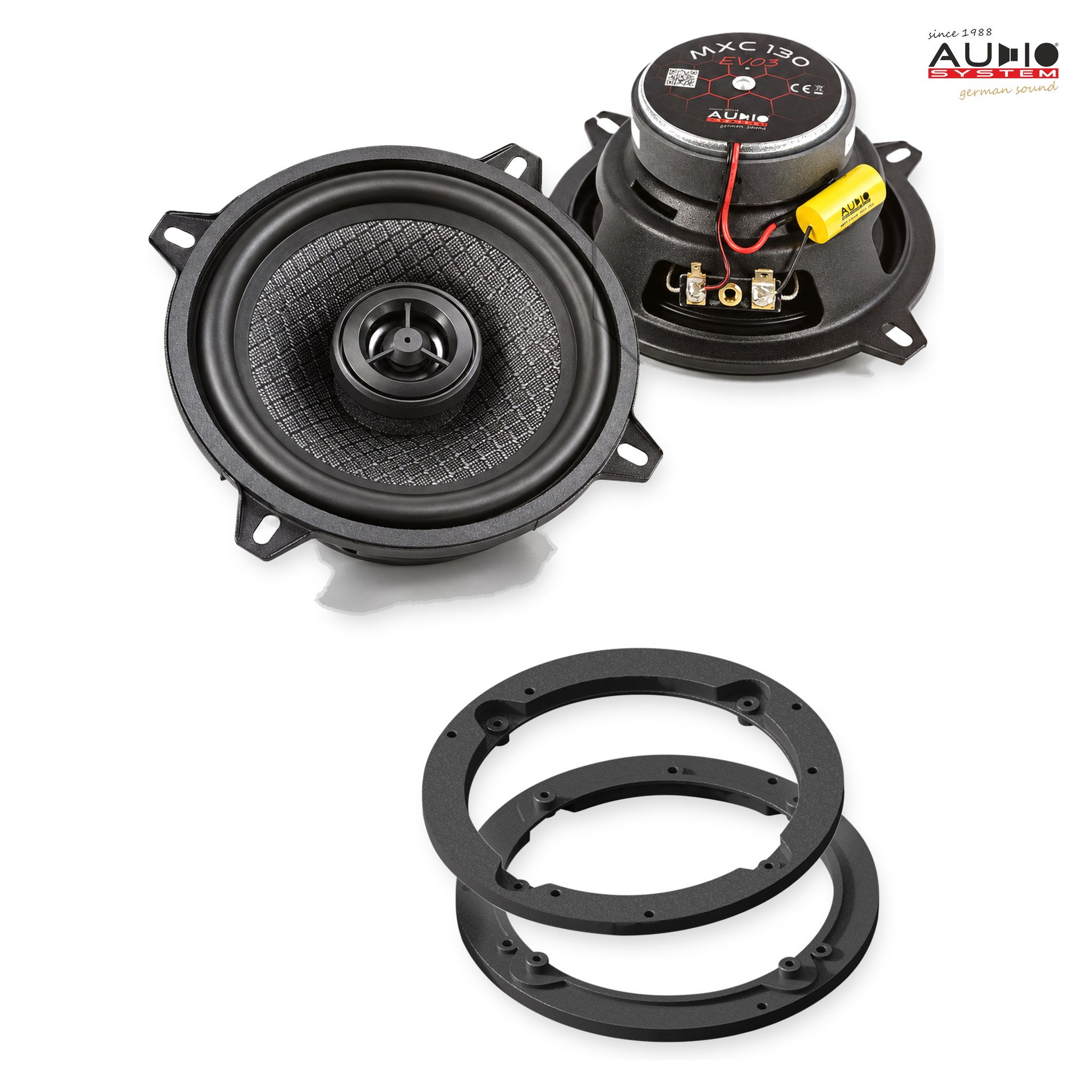 Pachet difuzoare dedicate Suzuki Grand Vitara (GT) 1999-2001 - Audio System MXC EVO 130 mm