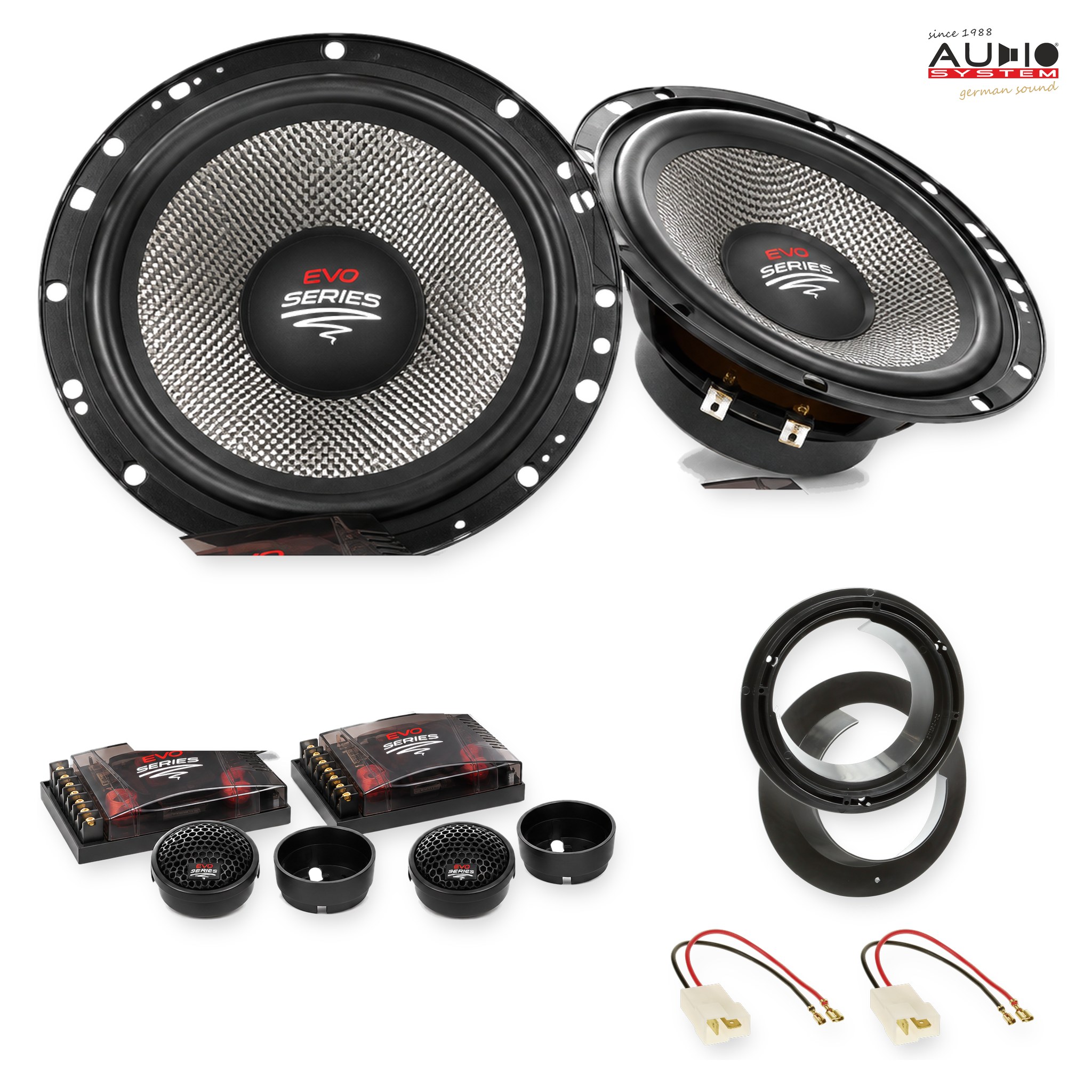 Pachet difuzoare dedicate Suzuki SX4 (JY) 2013-2016 - Audio System RADION EVO 2 165 mm