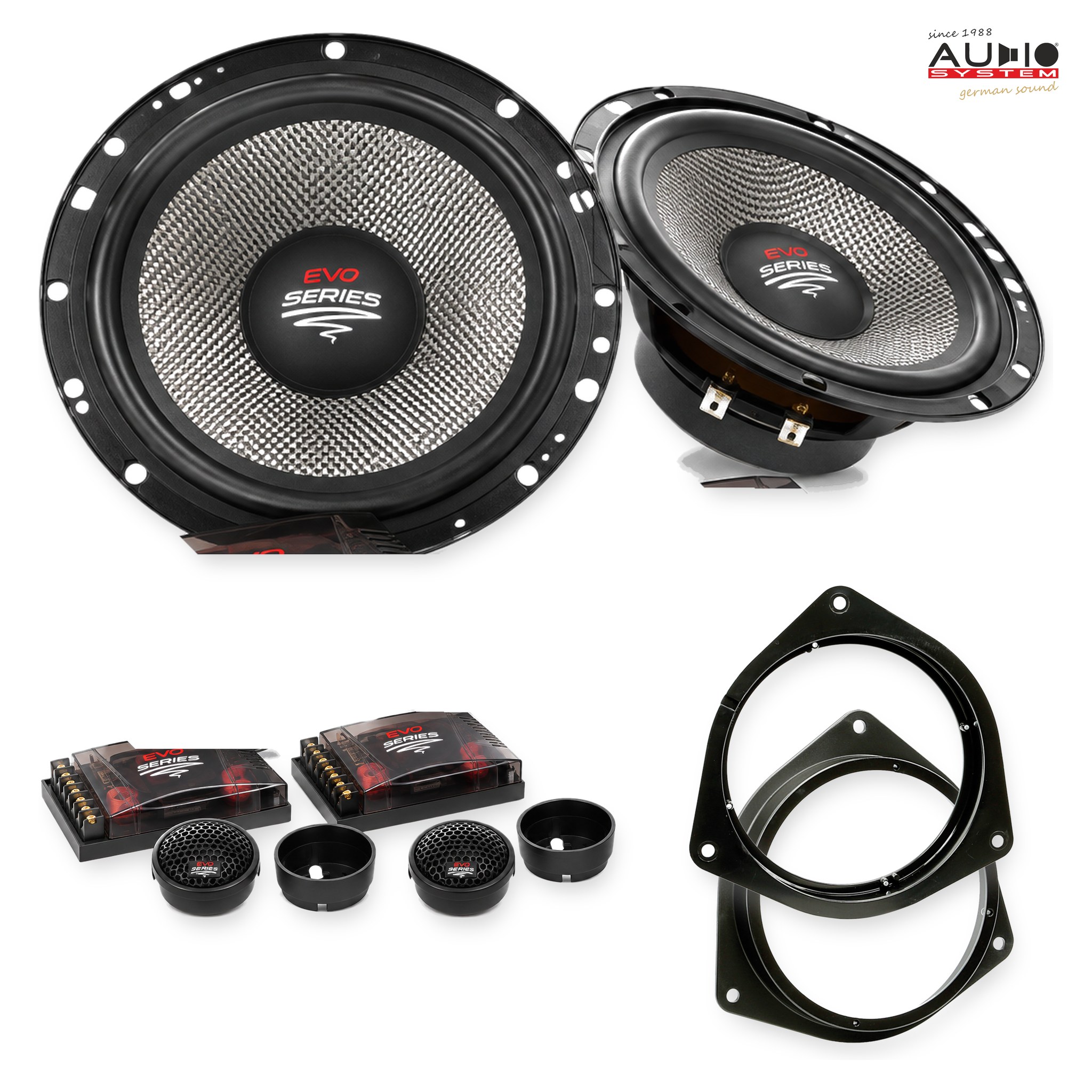 Pachet difuzoare dedicate Toyota Avensis (T27) 2012-2015 - Audio System RADION EVO 2 165 mm