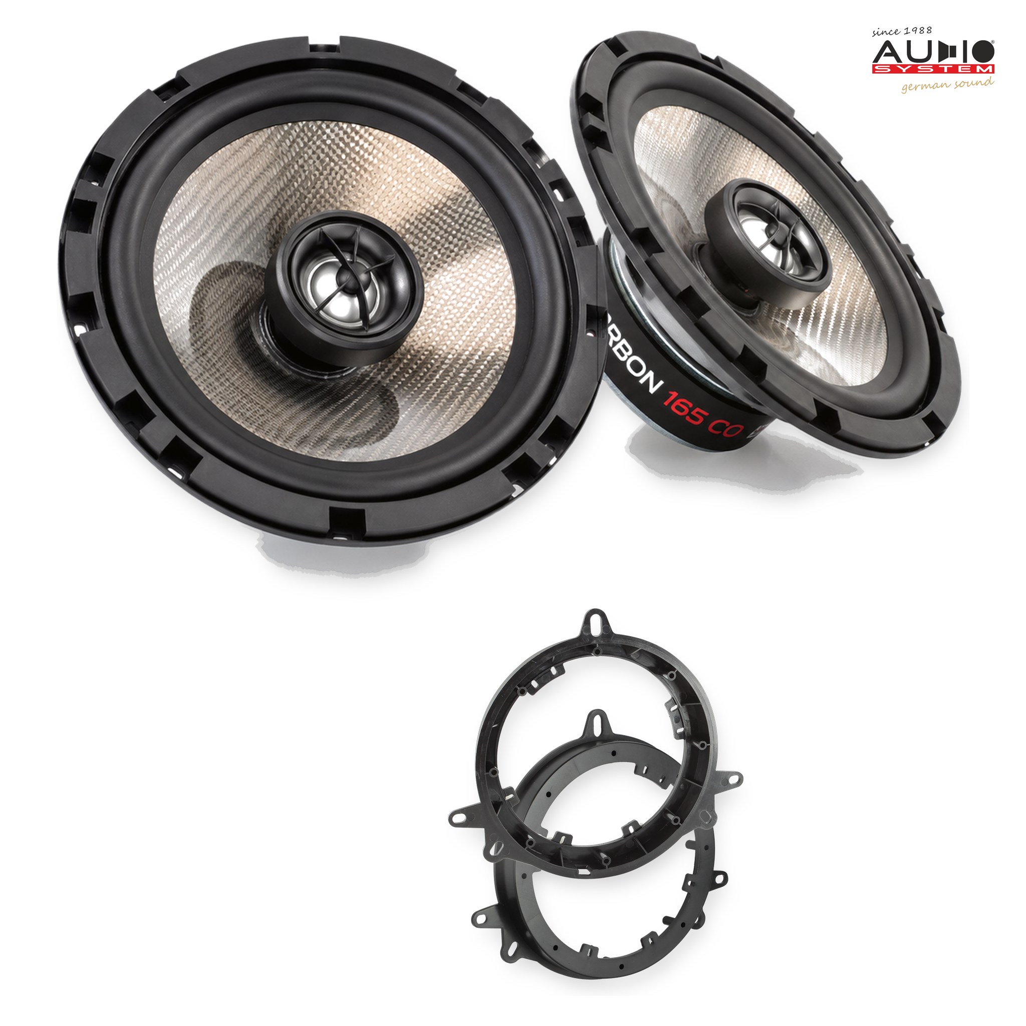 Pachet difuzoare dedicate Toyota Celica 2000-2005 - Audio System CARBON 165 mm