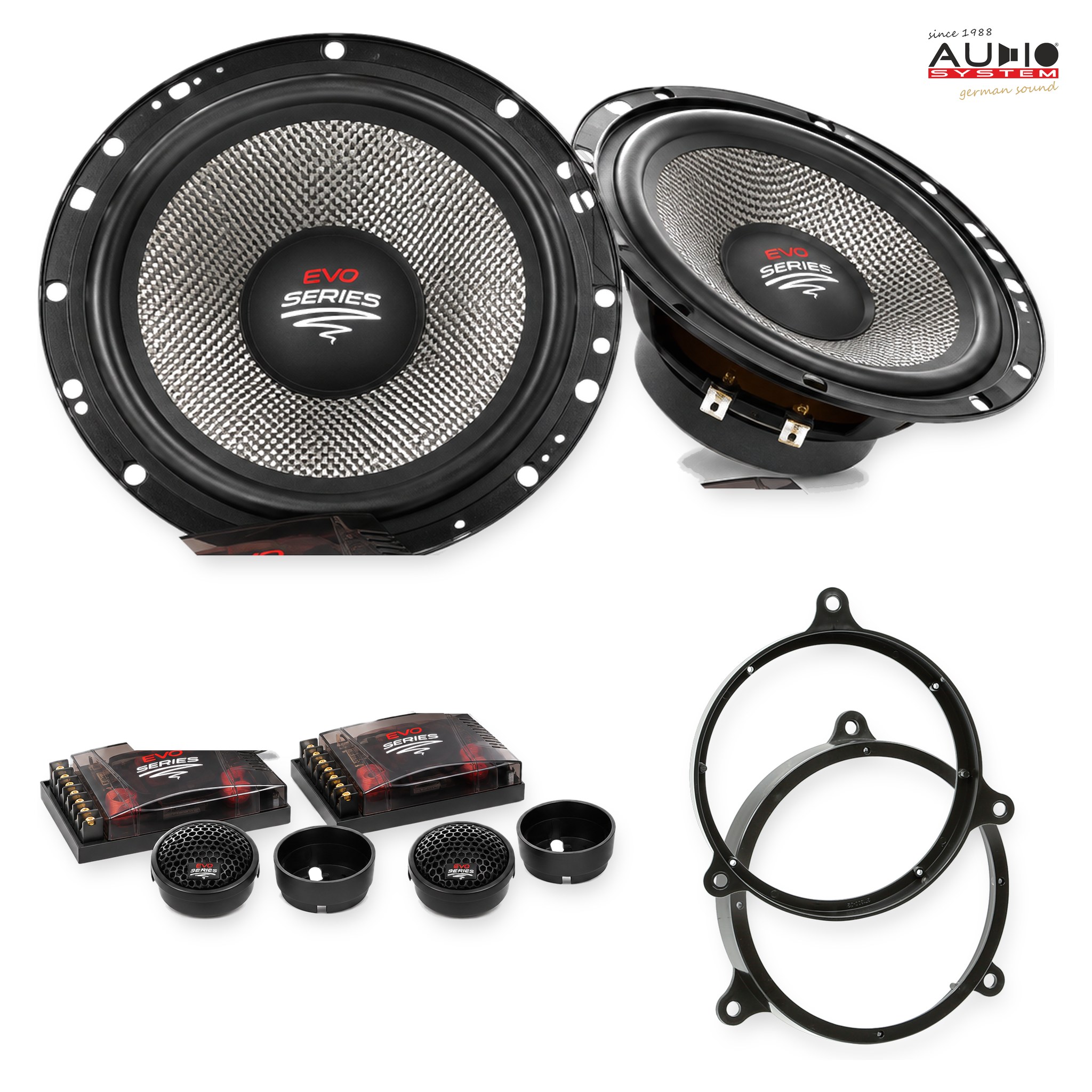 Pachet difuzoare dedicate Toyota Corolla 2018-2021 - Audio System RADION EVO 2 165 mm