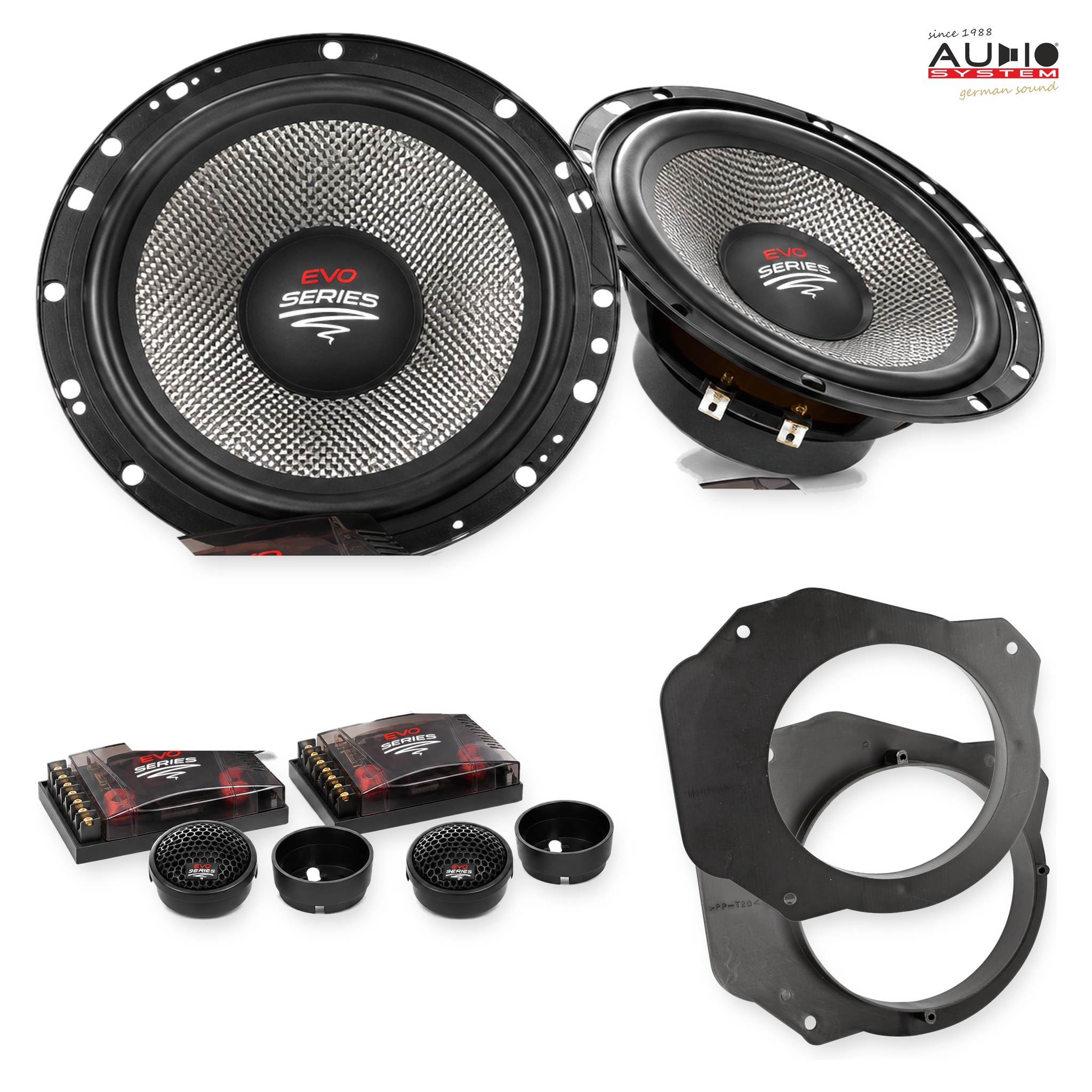 Pachet difuzoare dedicate Toyota ProAce (1G) 2013-2016 - Audio System RADION EVO 2 165 mm
