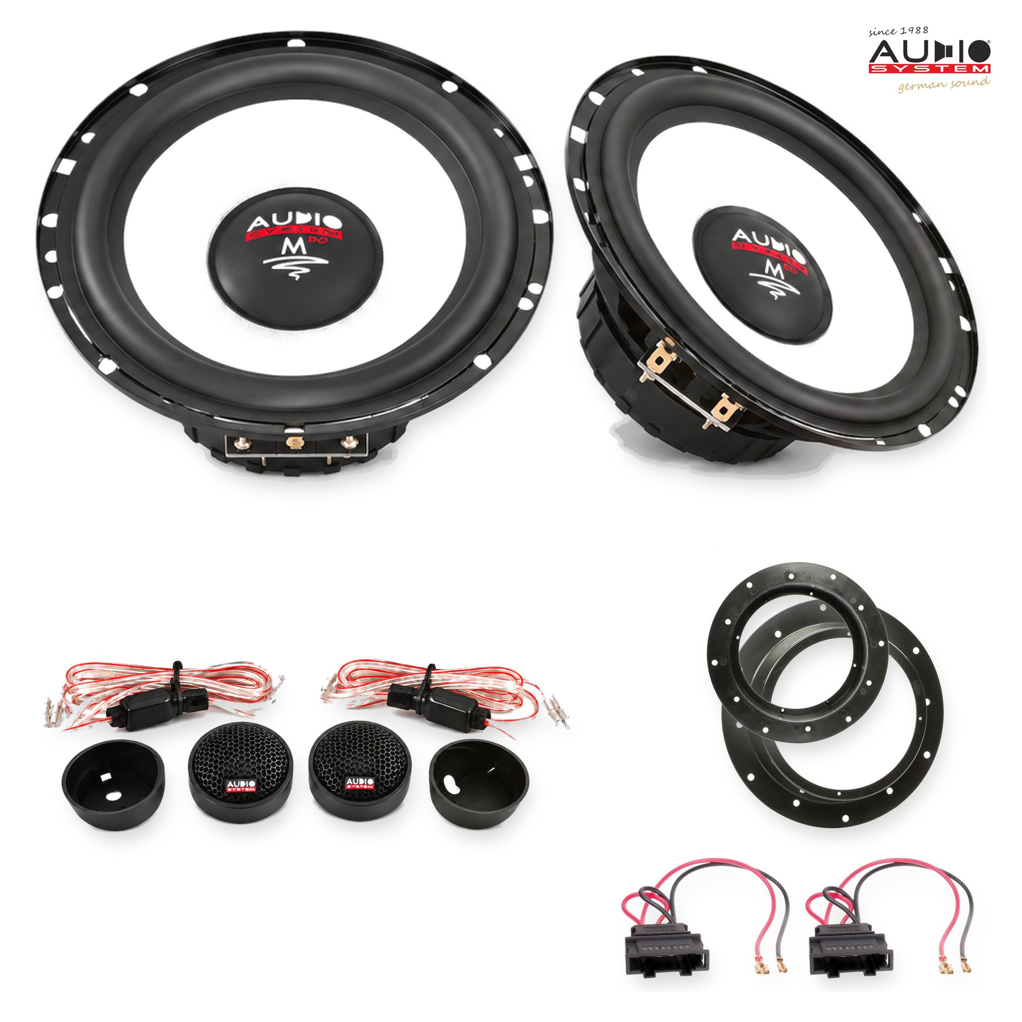 Pachet difuzoare dedicate VW Golf Plus (1KP) 2009-2014 - Audio System M EVO 2 165 mm