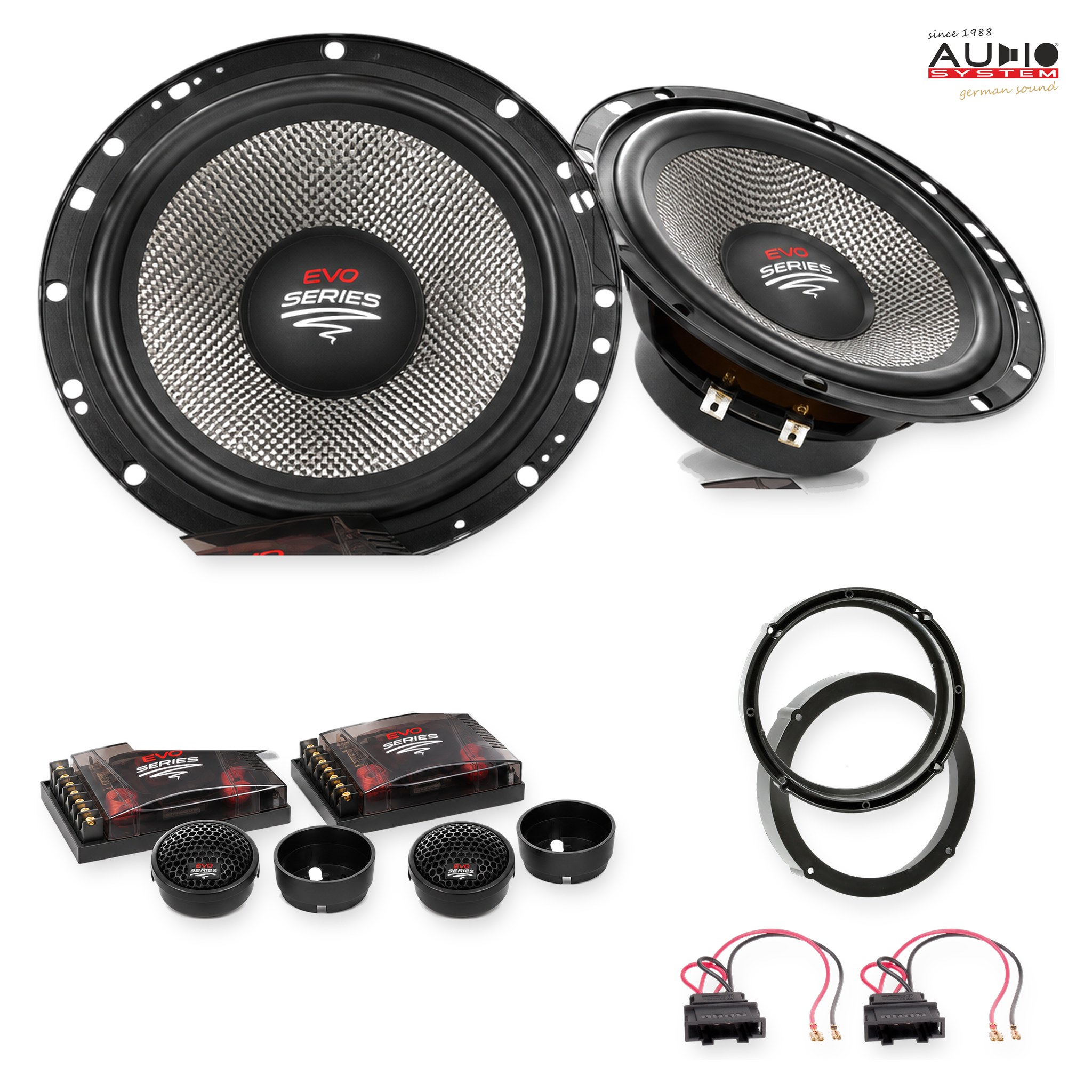 Pachet difuzoare dedicate VW Golf VII 5 uși (AU) 2012-2016 - Audio System RADION EVO 2 165 mm